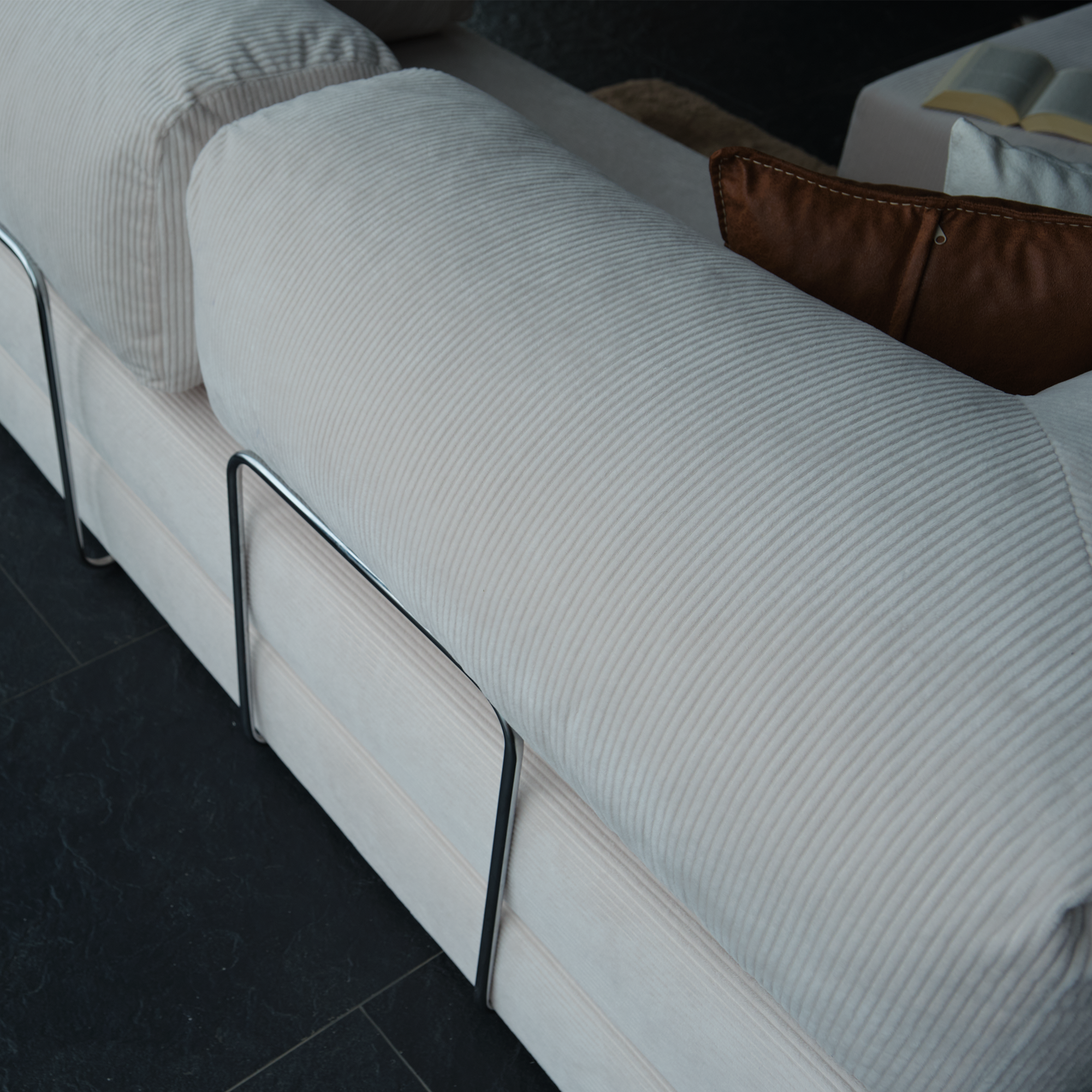 Teddy Corner Sofa Bed- Mustard