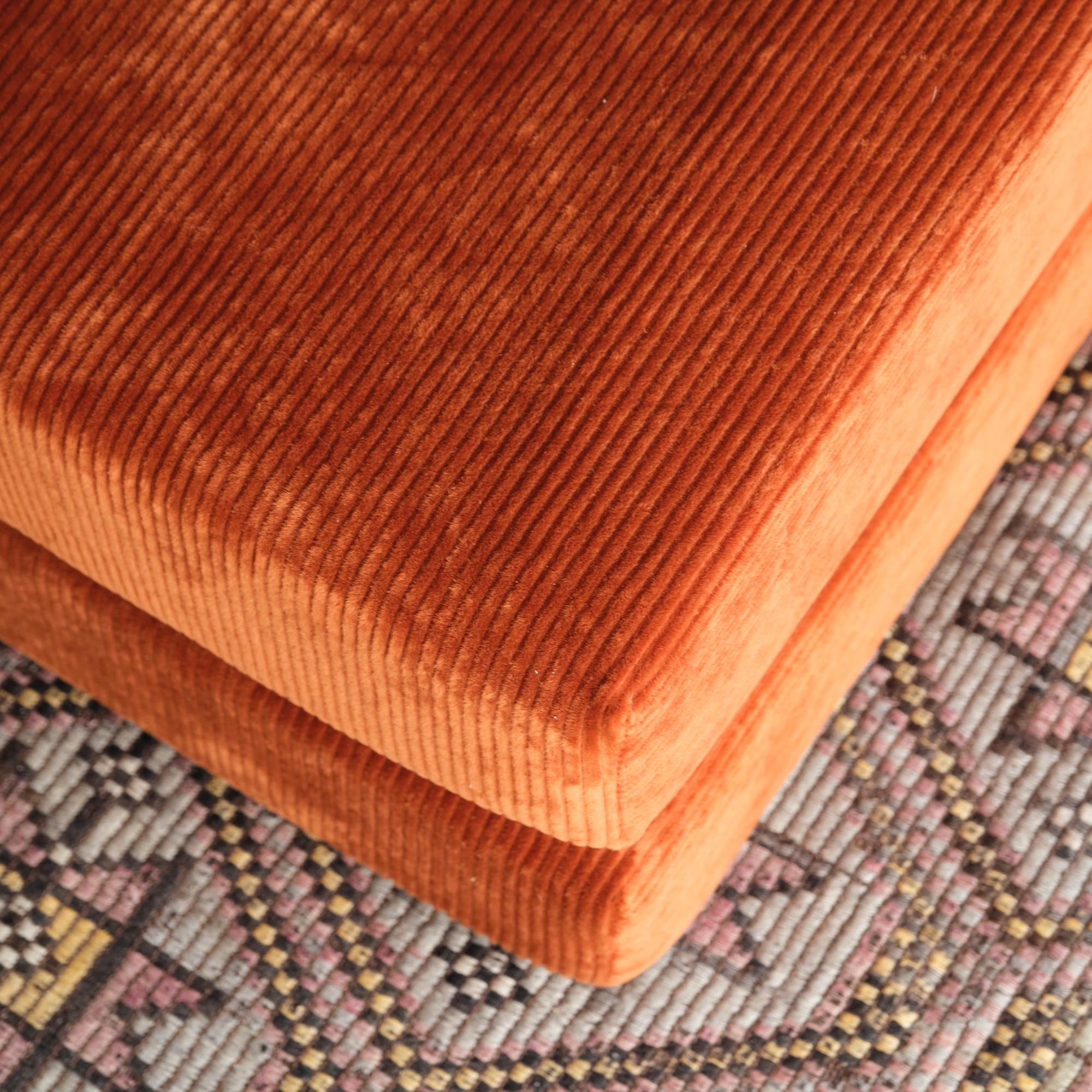 Teddy Corner Sofa Bed- Mustard