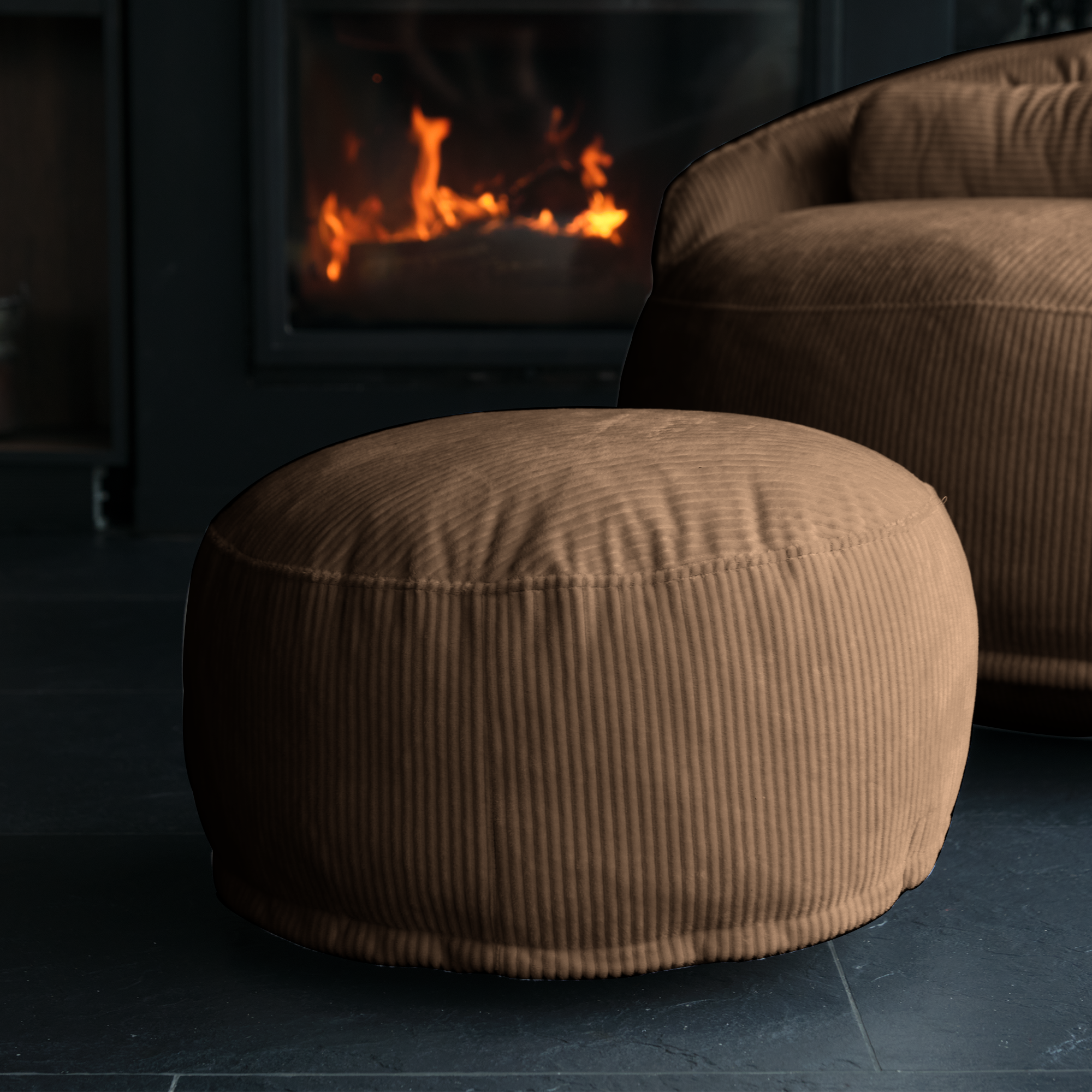 Cozy Pouf Table Seat Works As Both Décor And Extra Seating