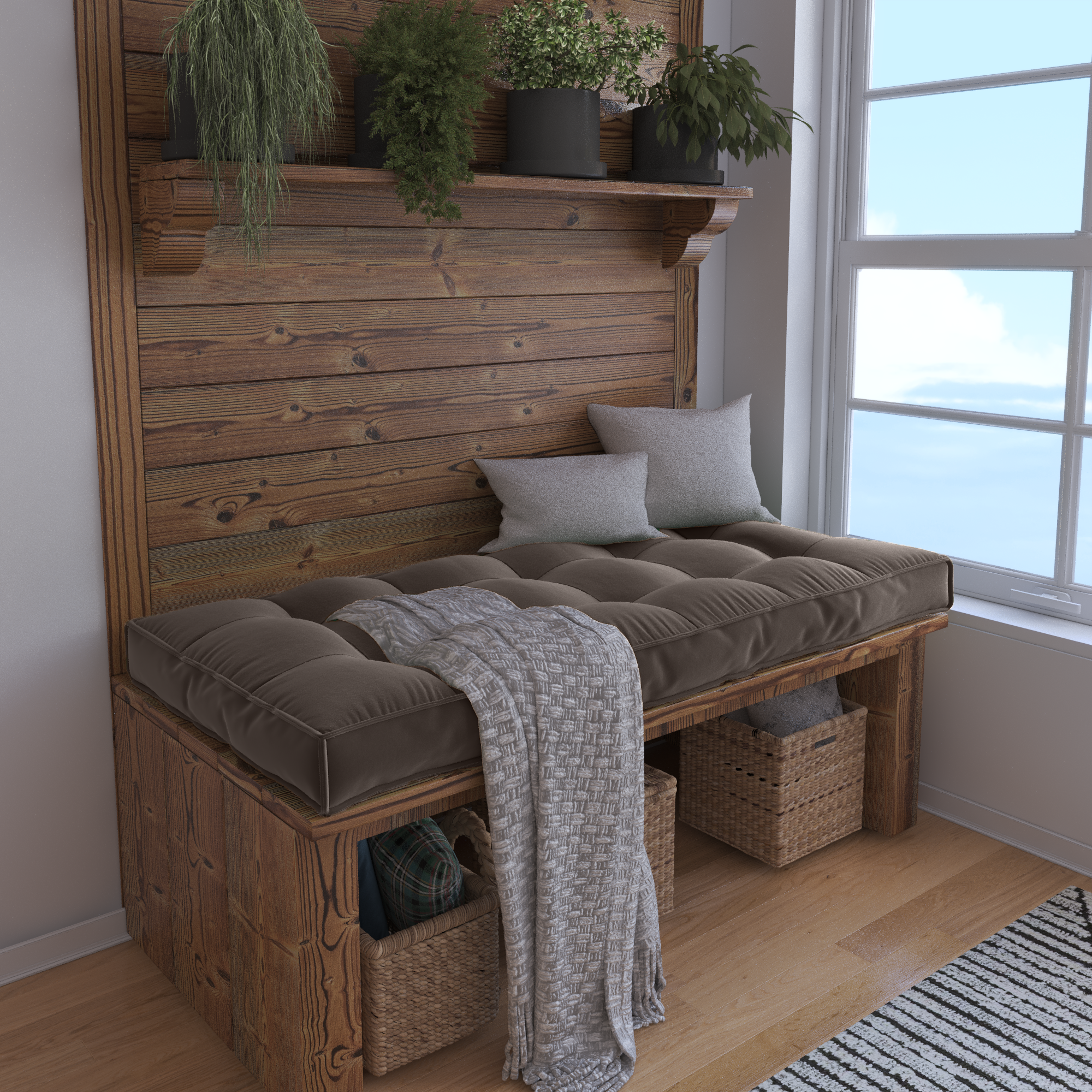 Create a Cozy Nook With a Custom Bench Cushion Tailored For Perfect Comfort.