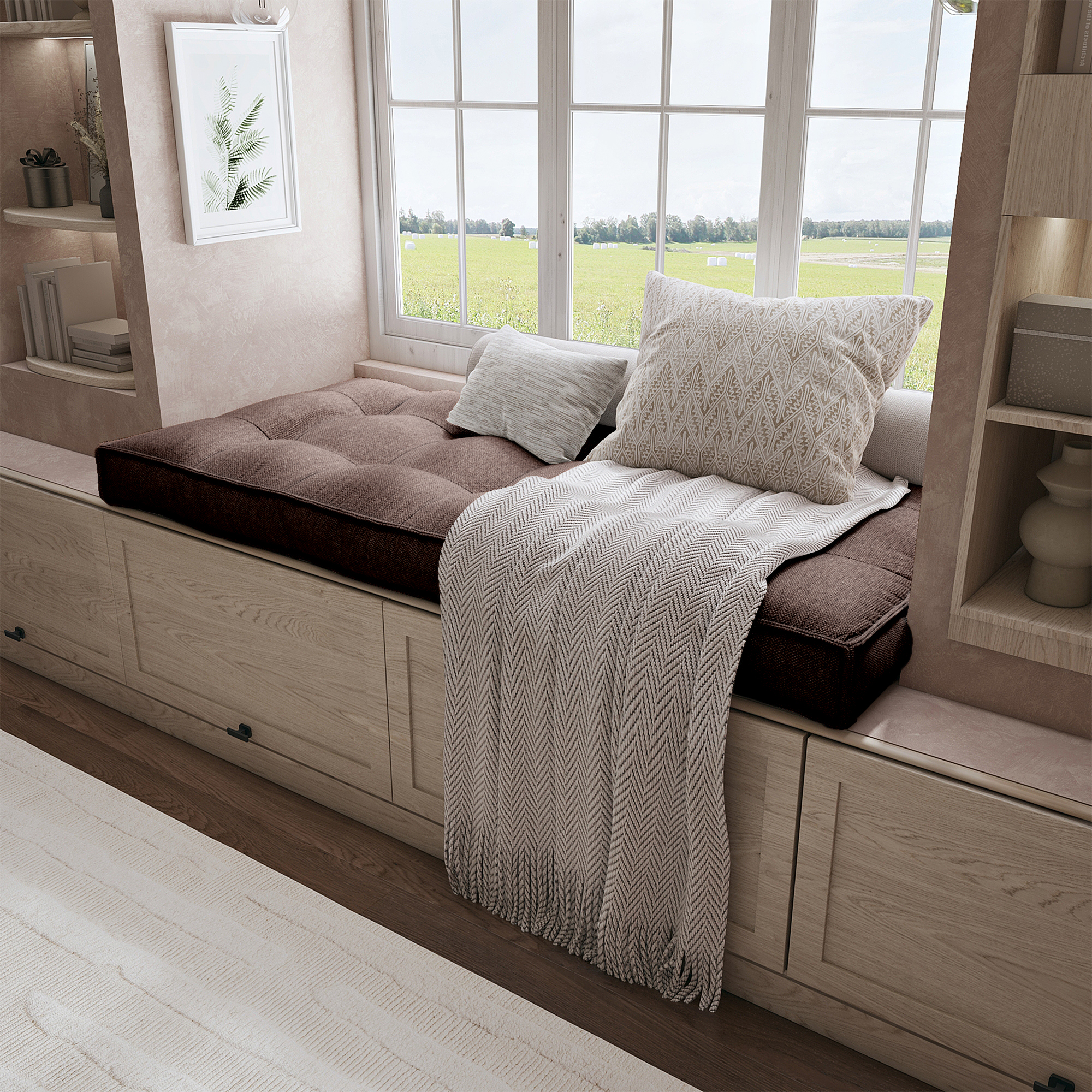 Create a Cozy Nook With a Custom Bench Cushion Tailored For Perfect Comfort.