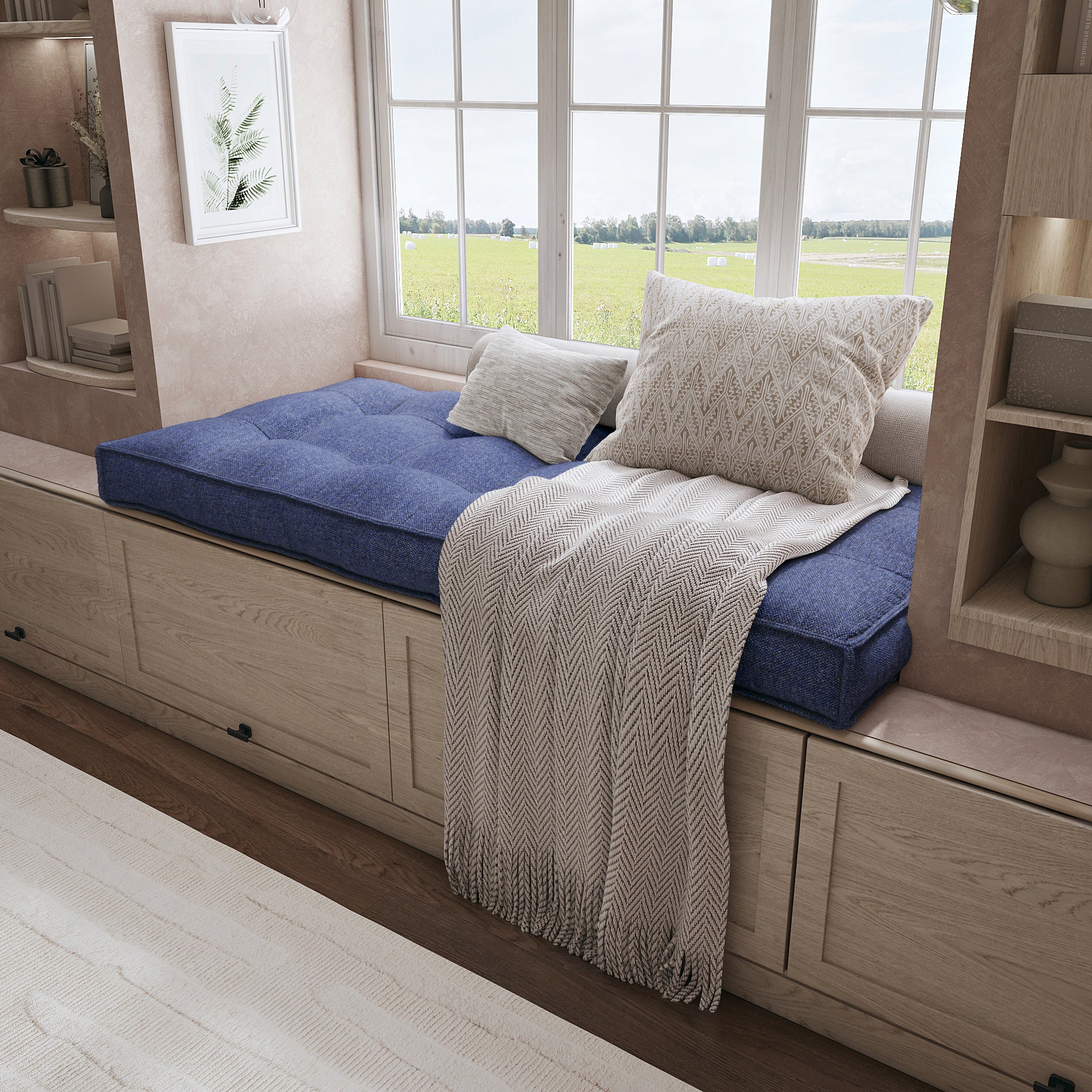 Create a Cozy Nook With a Custom Bench Cushion Tailored For Perfect Comfort.