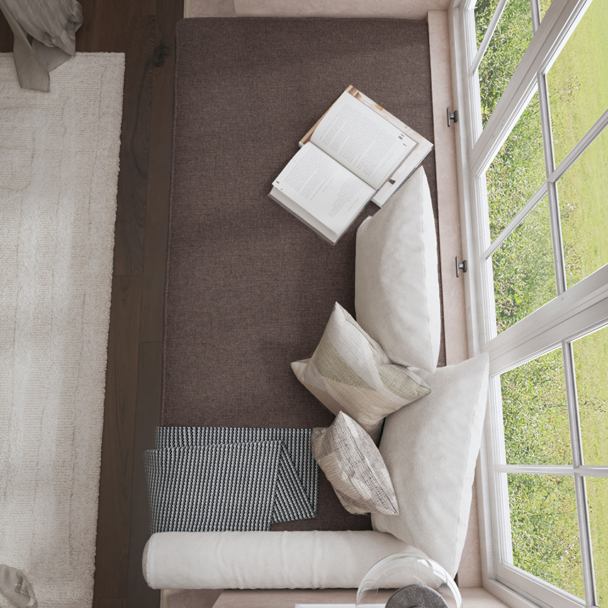 Farmhouse Flat Bench Cushion Transforms Your Dining Bench With Rustic Style.