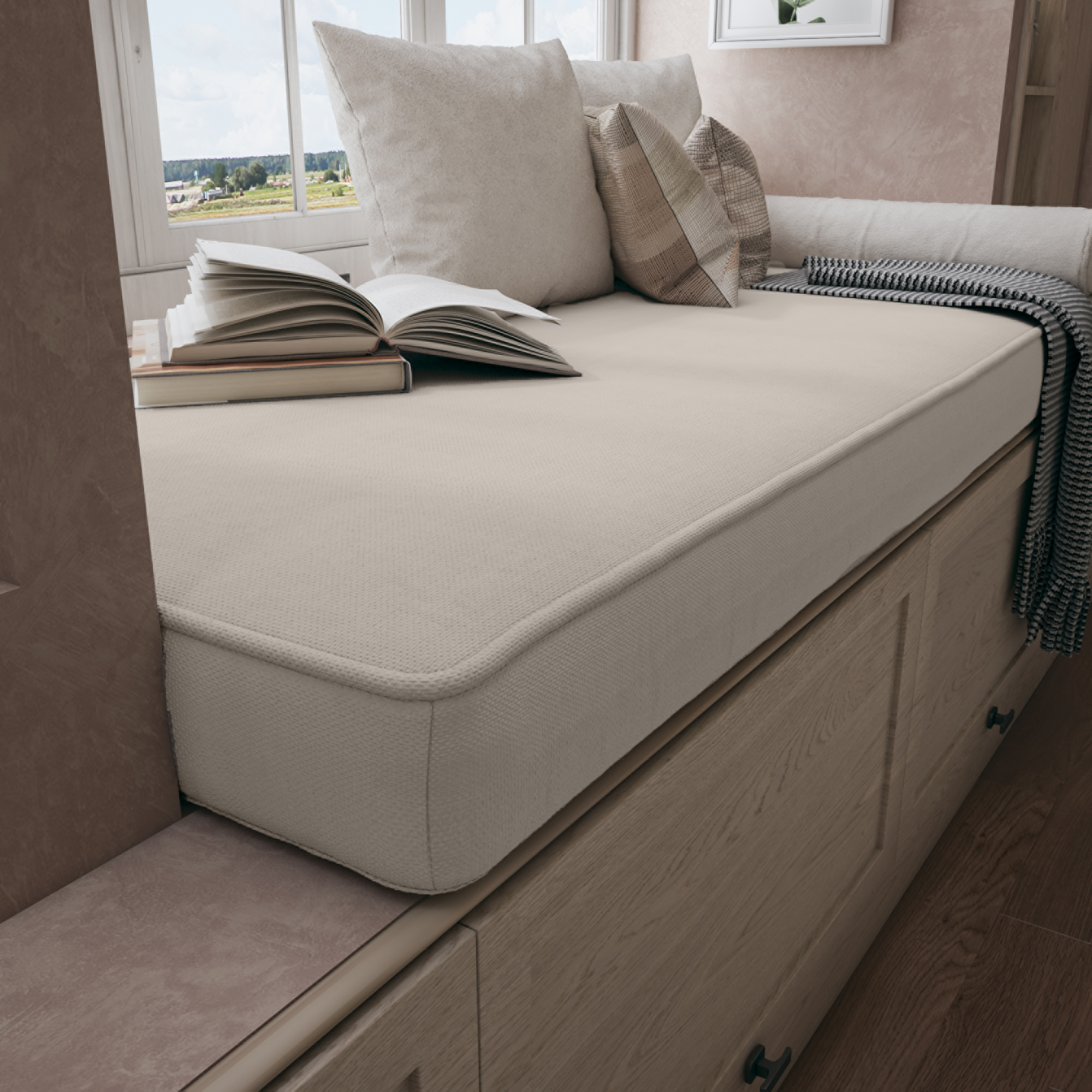 Flat Window Seat Cushion Brings Timeless Charm and Everyday Relaxation.