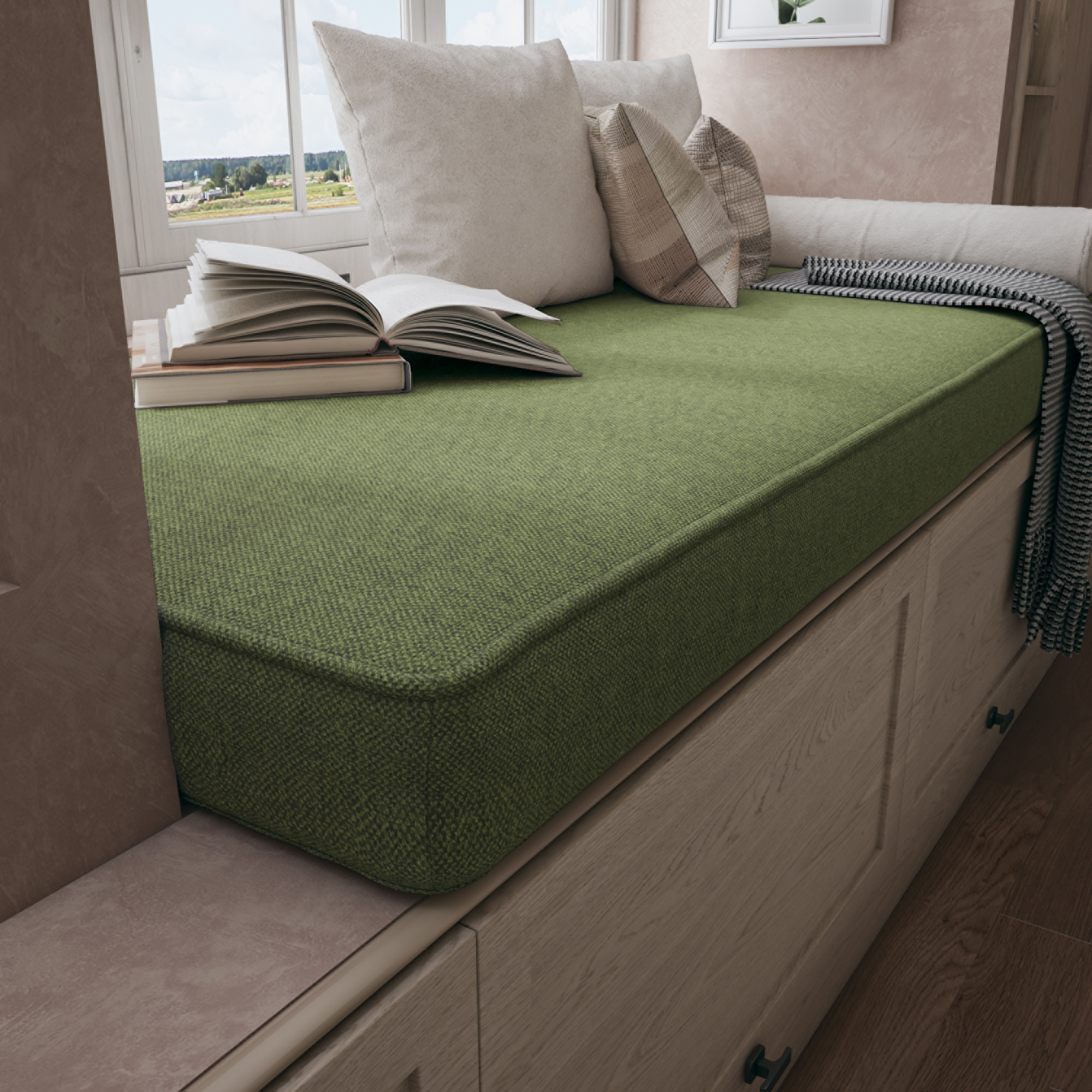 Flat Window Seat Cushion Brings Timeless Charm and Everyday Relaxation.