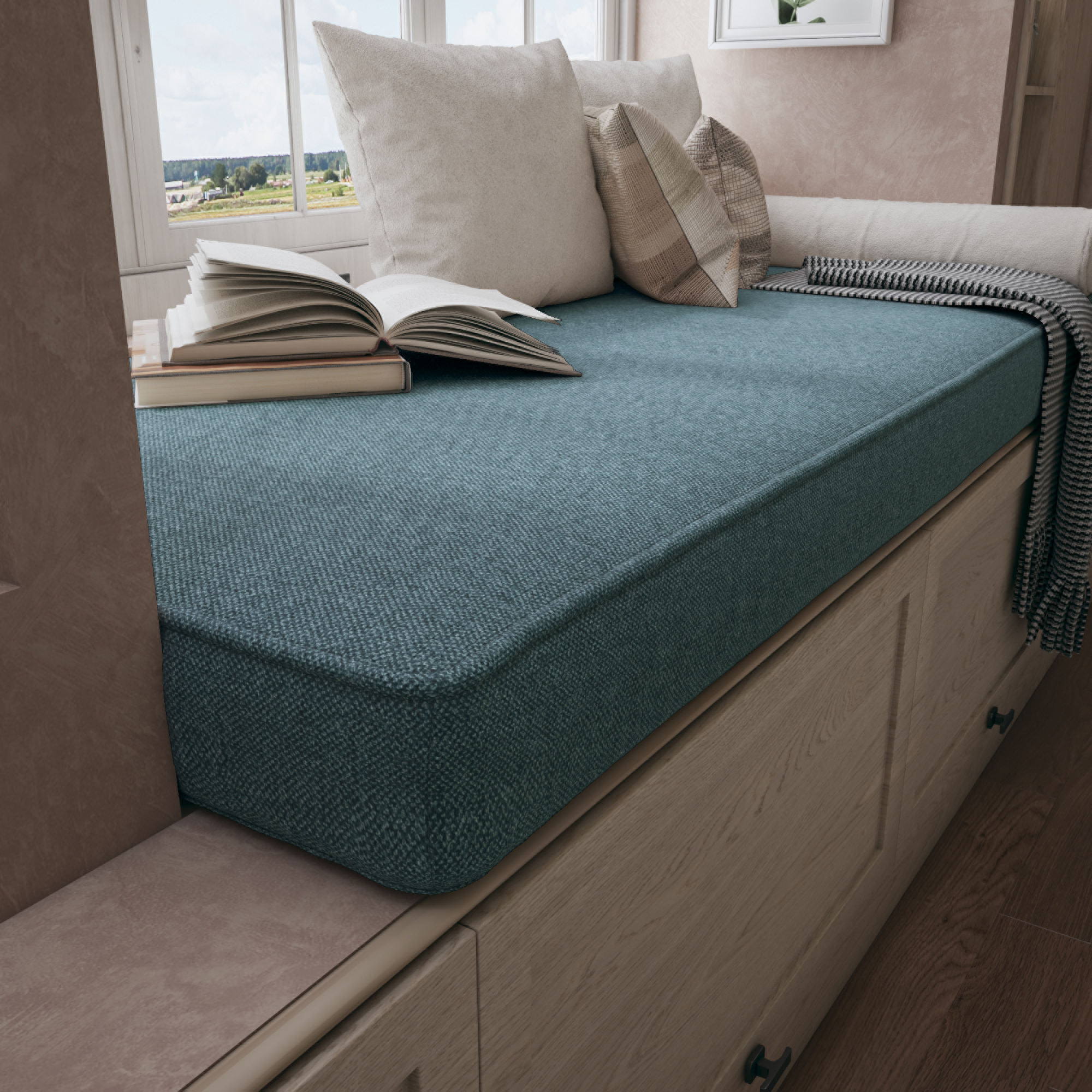 Flat Window Seat Cushion Brings Timeless Charm and Everyday Relaxation.