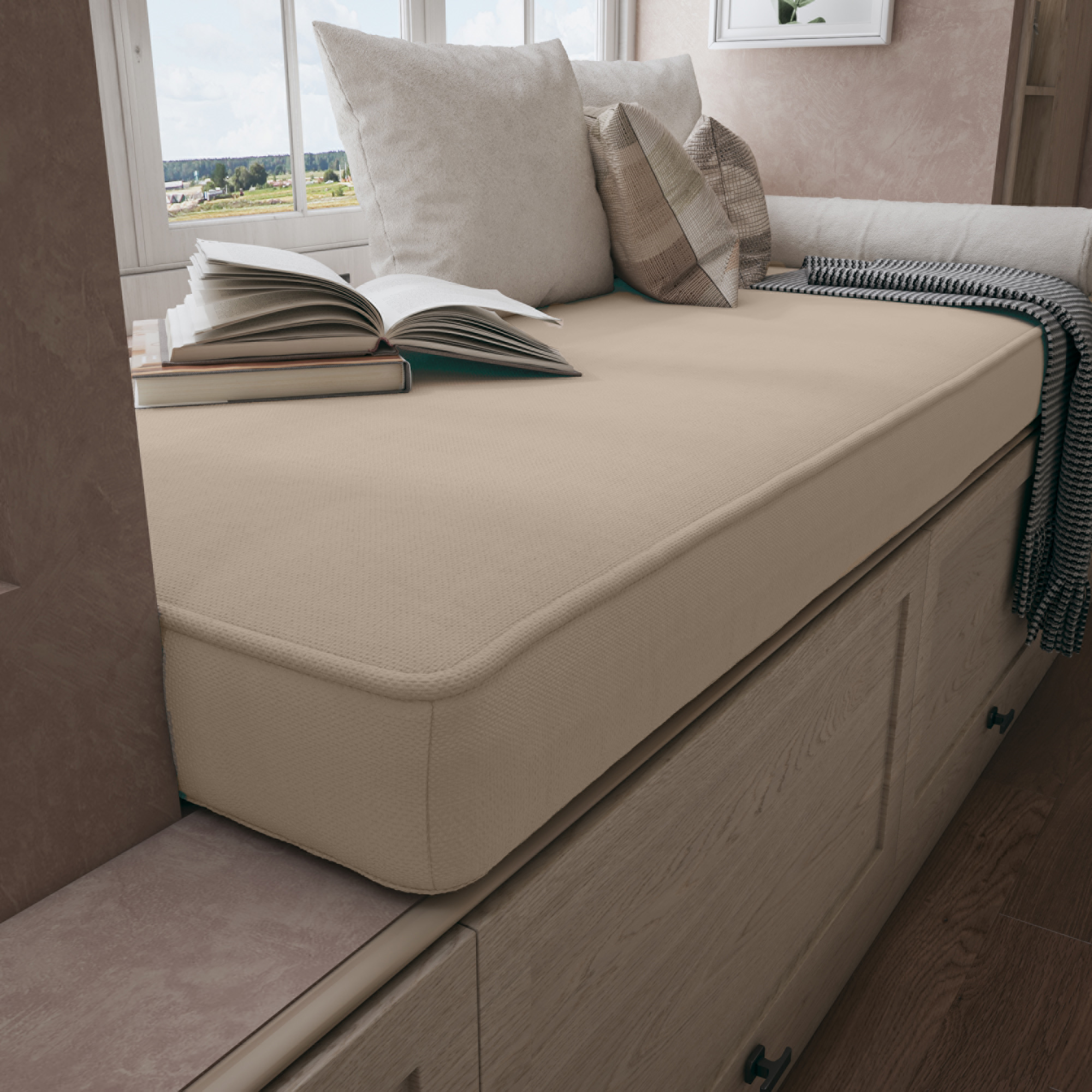 Flat Window Seat Cushion Brings Timeless Charm and Everyday Relaxation.