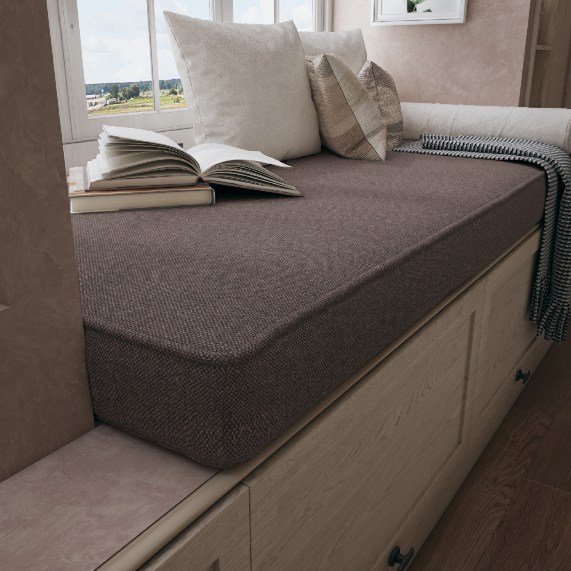 Flat Window Seat Cushion Brings Timeless Charm and Everyday Relaxation.