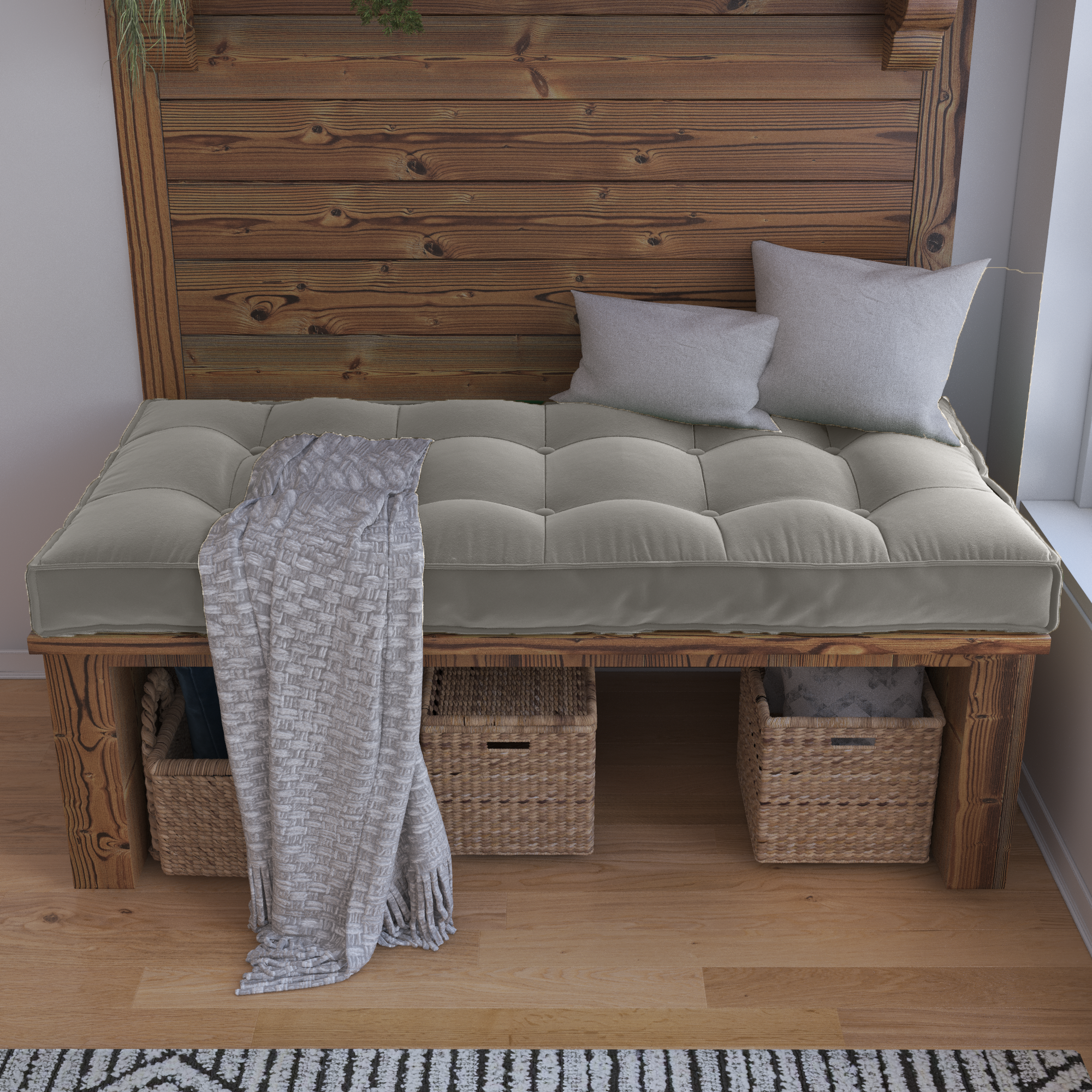 Modern Bench Seat Cushion Adds Elegance and Softness to Your Home Décor.