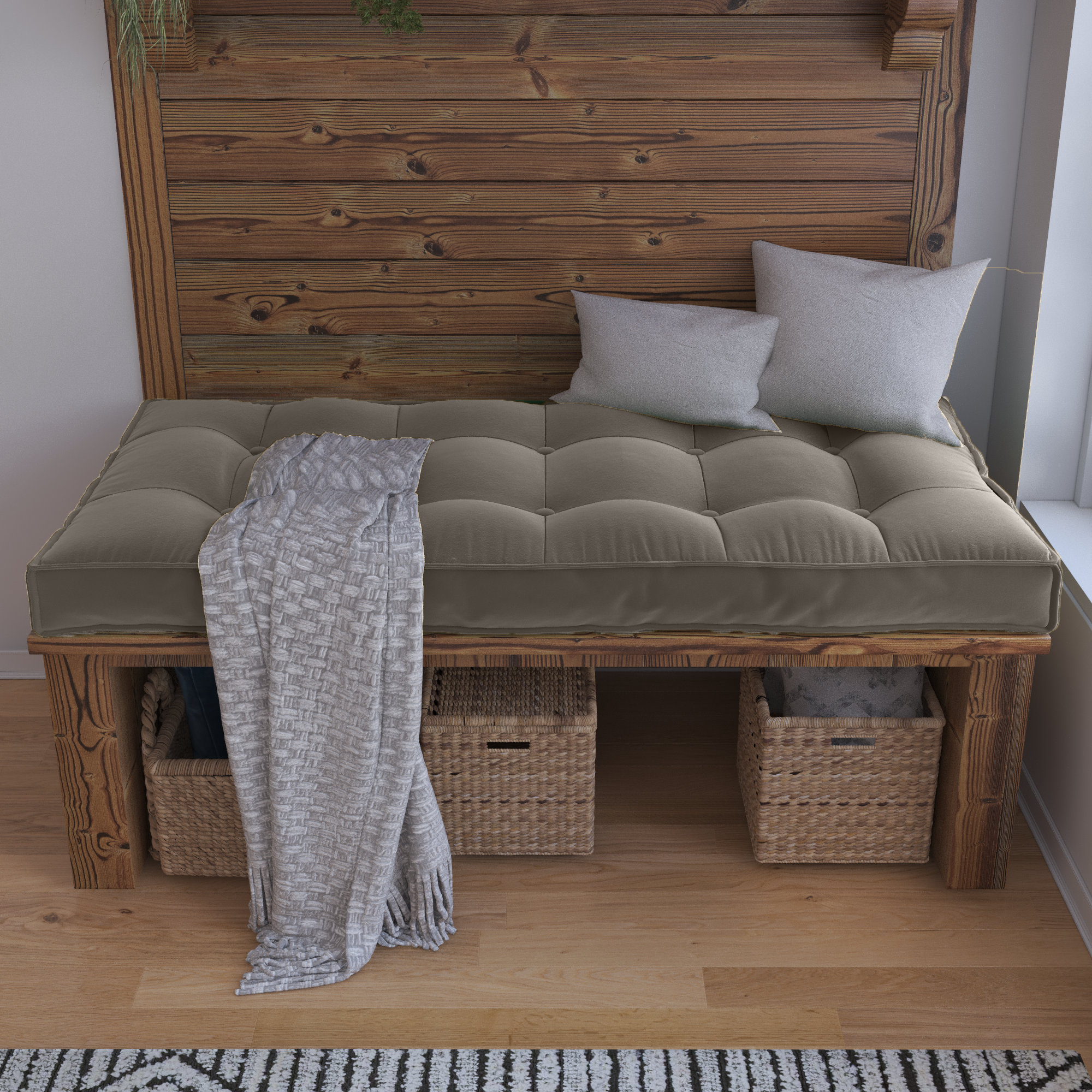 Modern Bench Seat Cushion Adds Elegance and Softness to Your Home Décor.