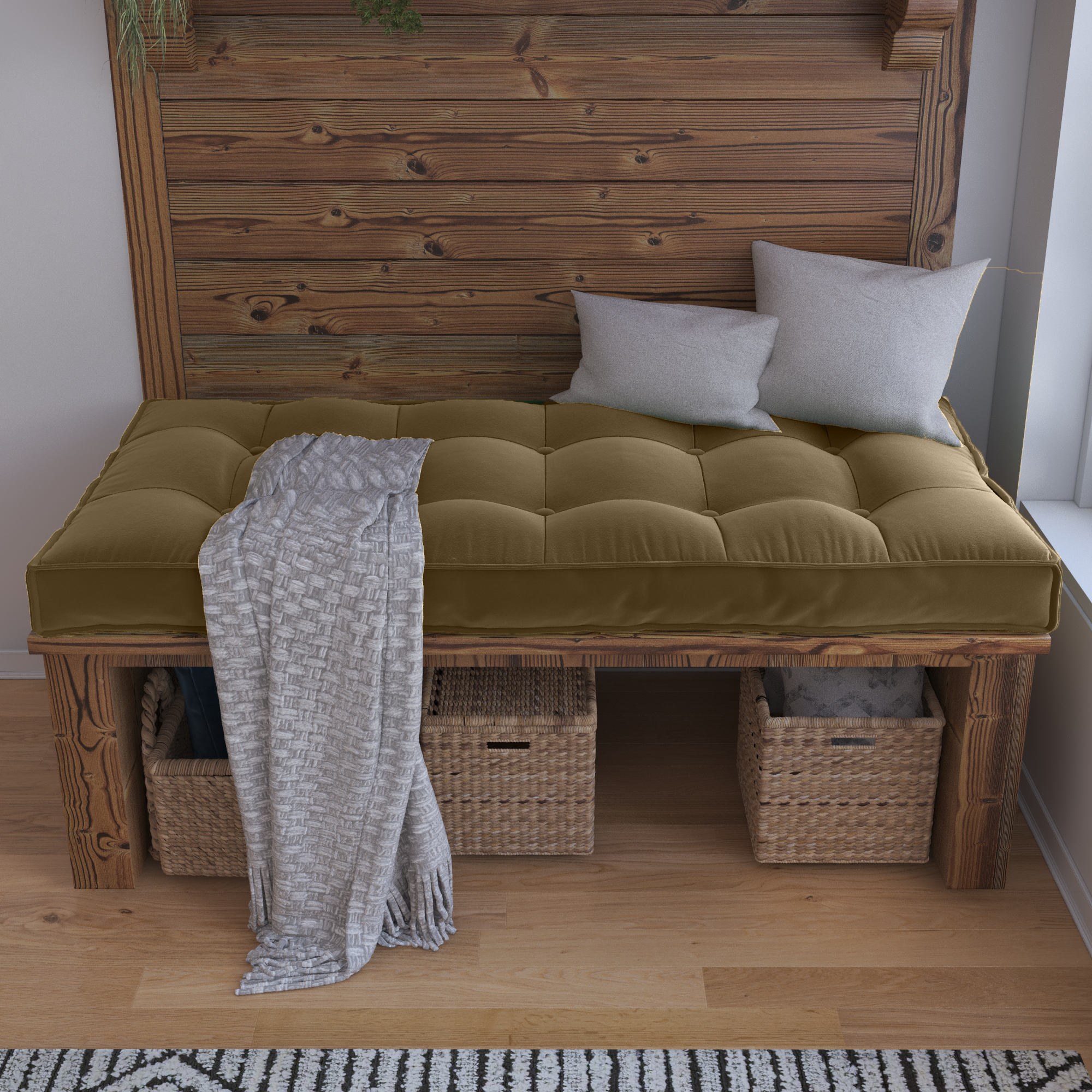 Modern Bench Seat Cushion Adds Elegance and Softness to Your Home Décor.