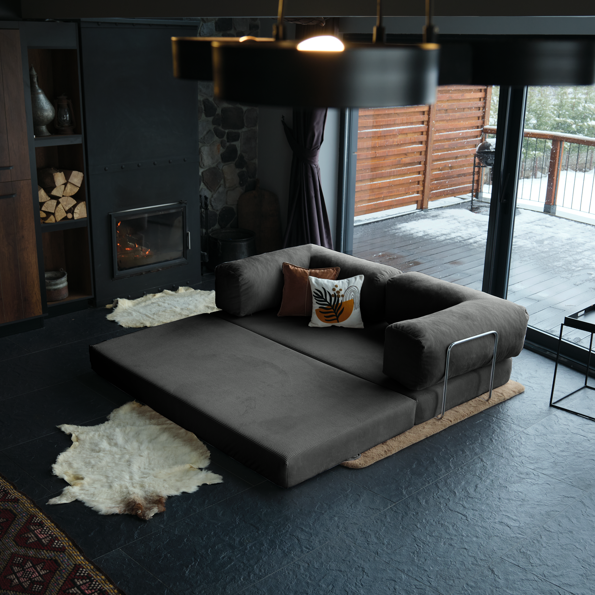 A Modular Teddy Sofa Offering Flexible Design, Allowing You To Customize Your Seating Arrangement For Modern Living Spaces