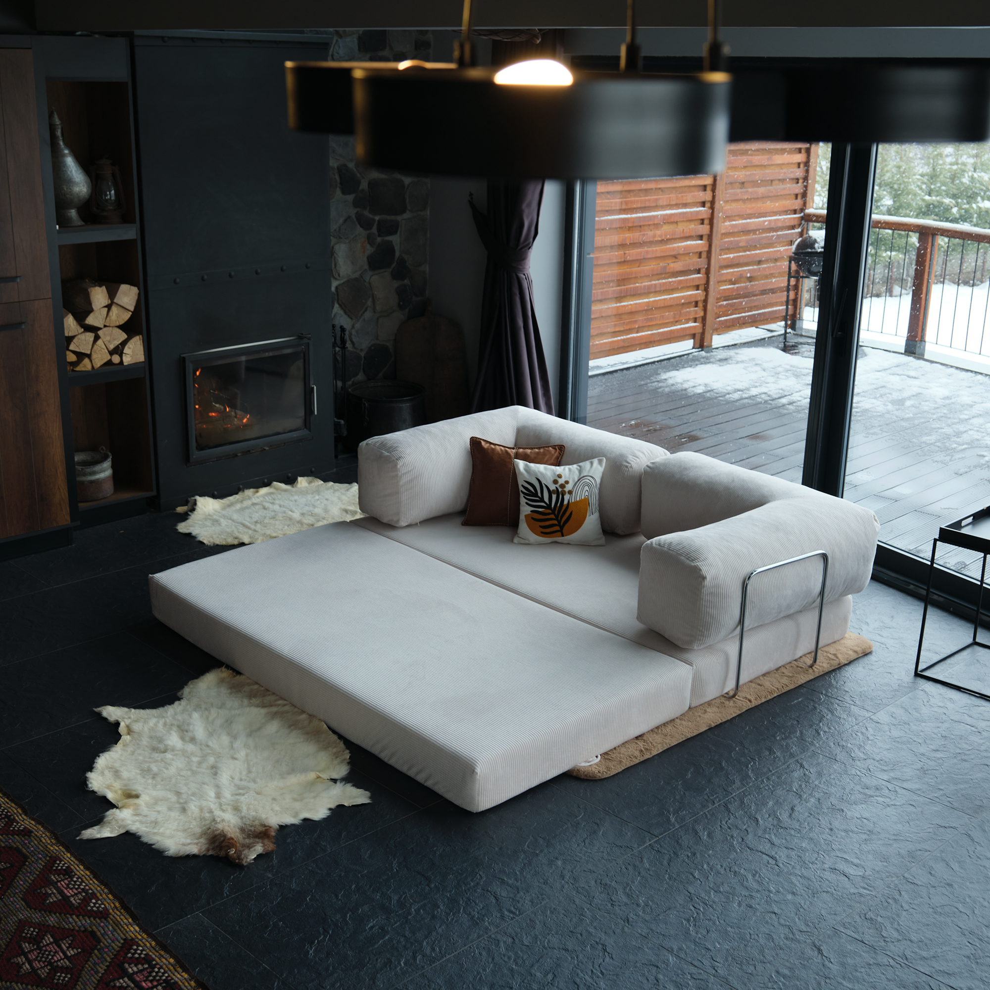 A Modular Teddy Sofa Offering Flexible Design, Allowing You To Customize Your Seating Arrangement For Modern Living Spaces