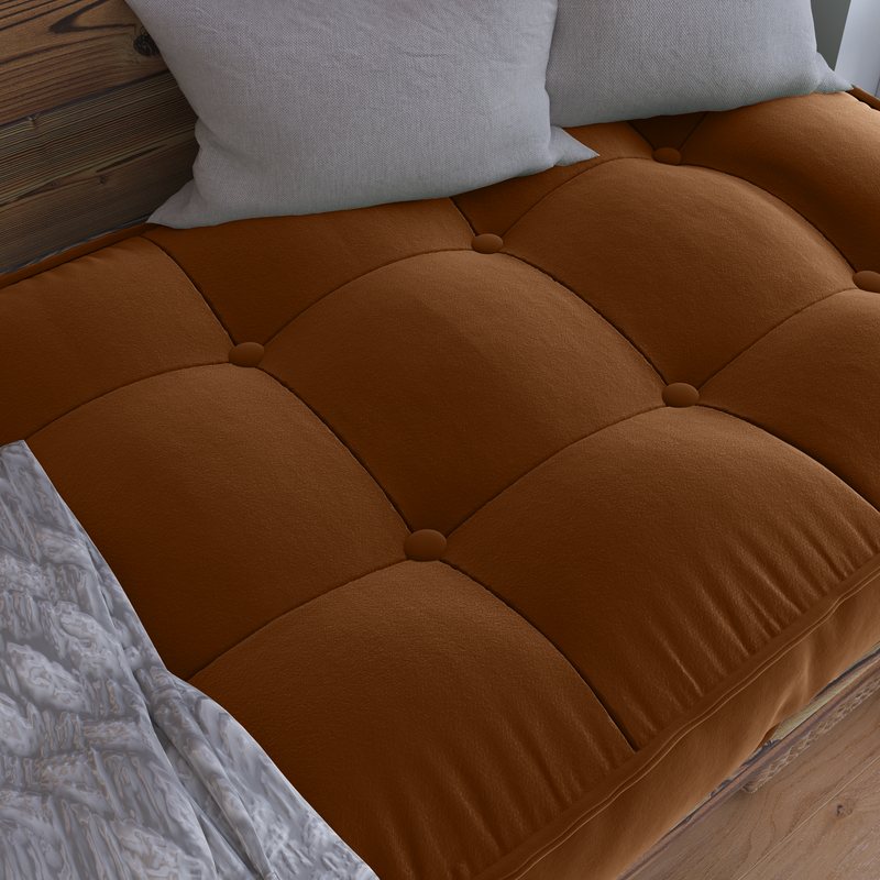 Tufted Window Seat Cushion Brings Timeless Charm and Everyday Relaxation.