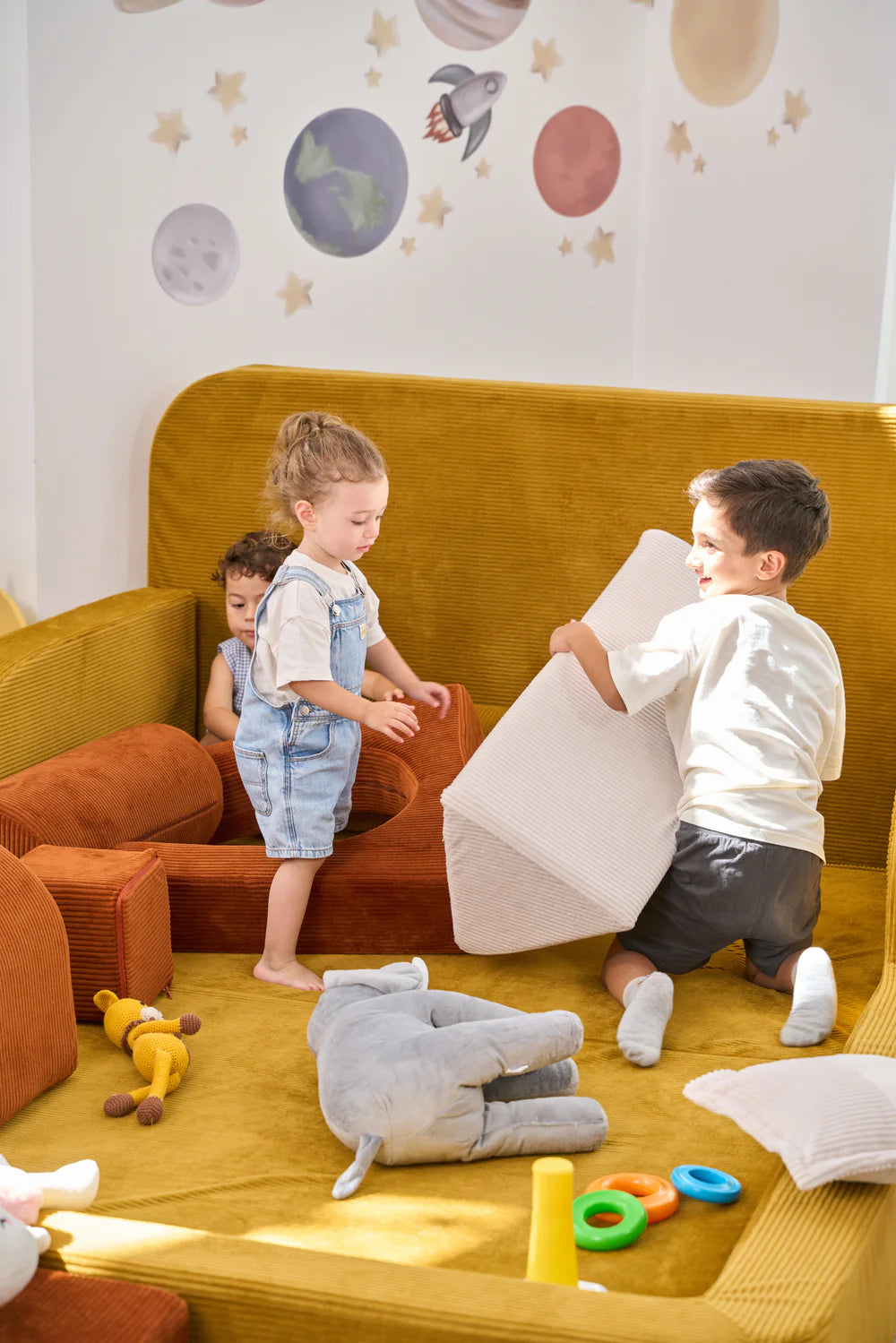 Double Funbed Mustard Color