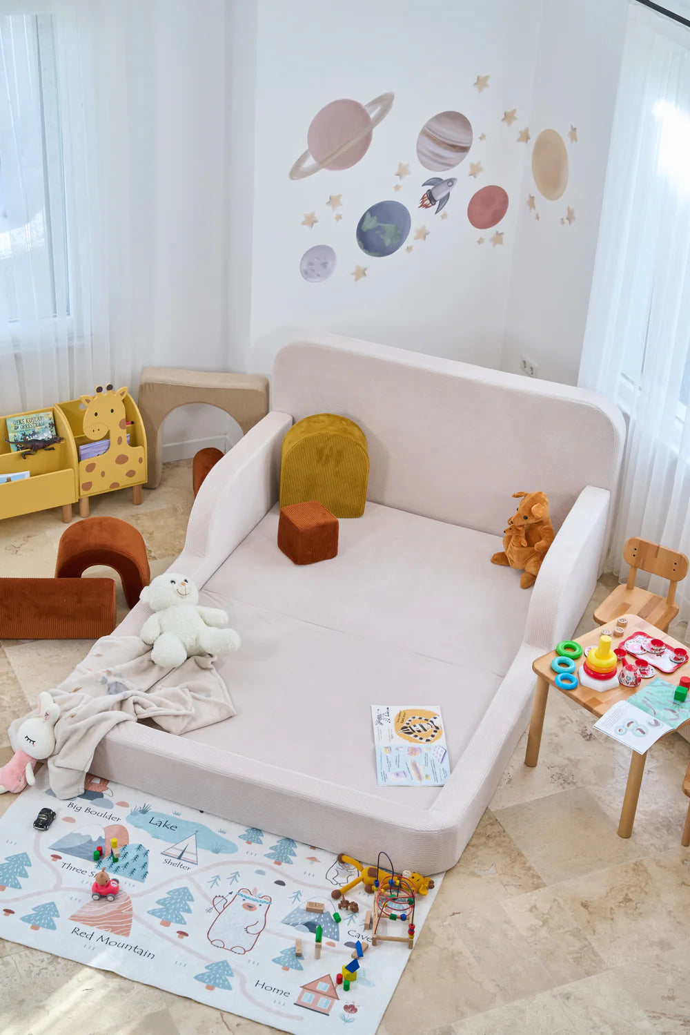 Double Funbed White