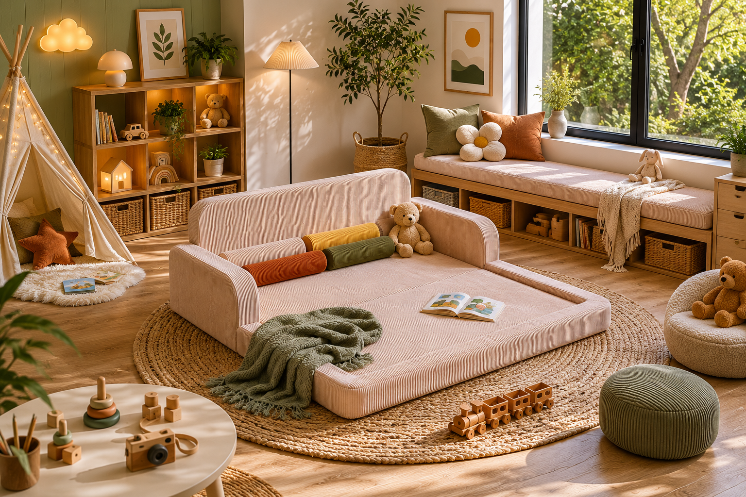 Where Comfort, Play, and Imagination Meet in a Modern Kids’ Room
