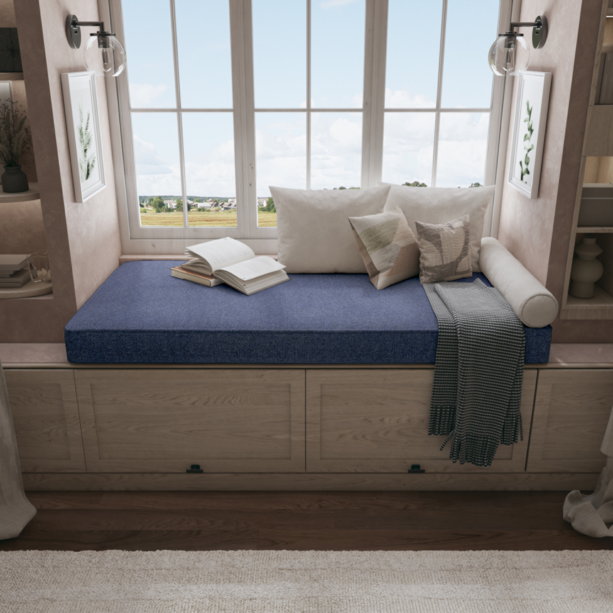 Custom Bench Seat Cushion Flat / RS-18