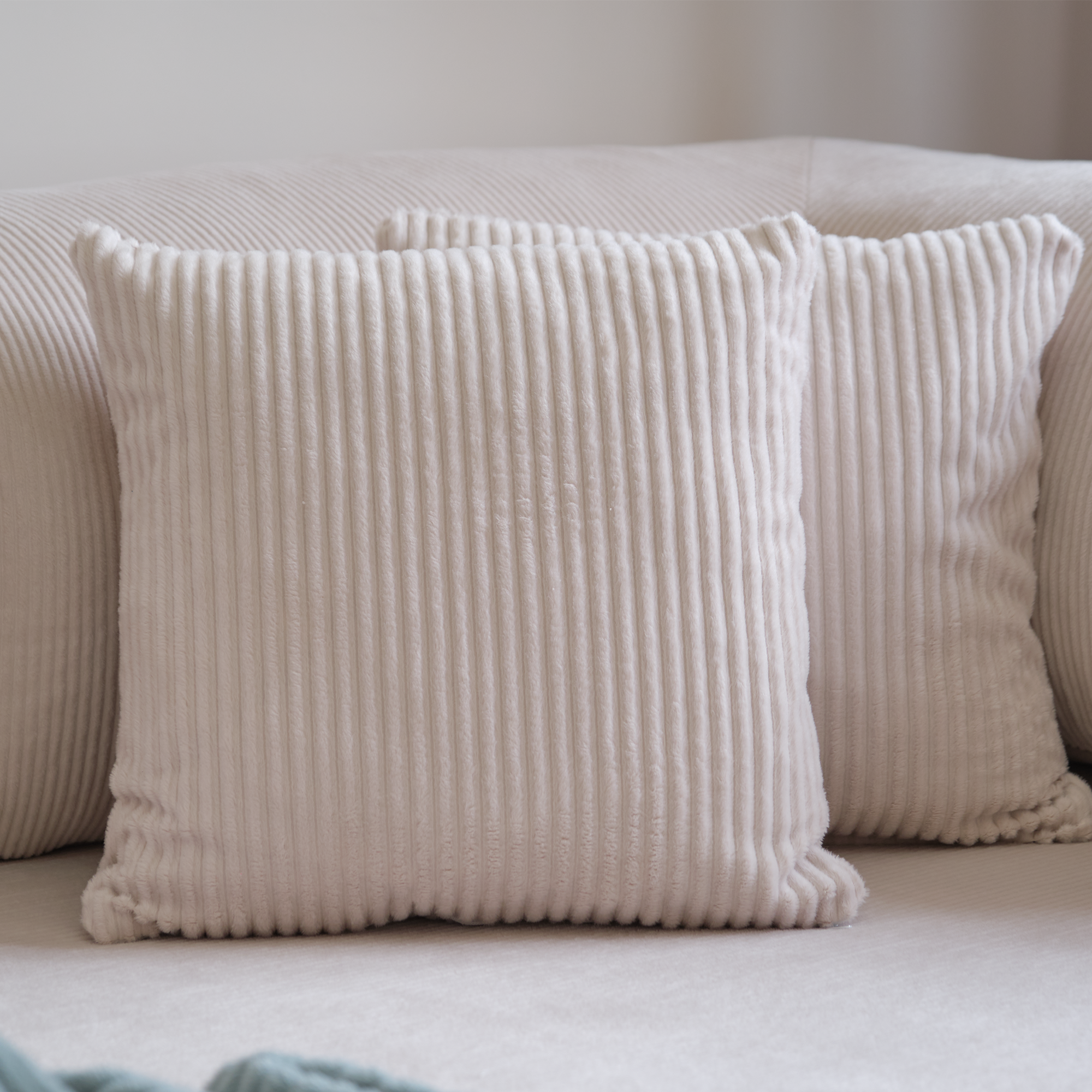 Corduroy Pillow Set Designed To Add Softness And Style To Any Sofa