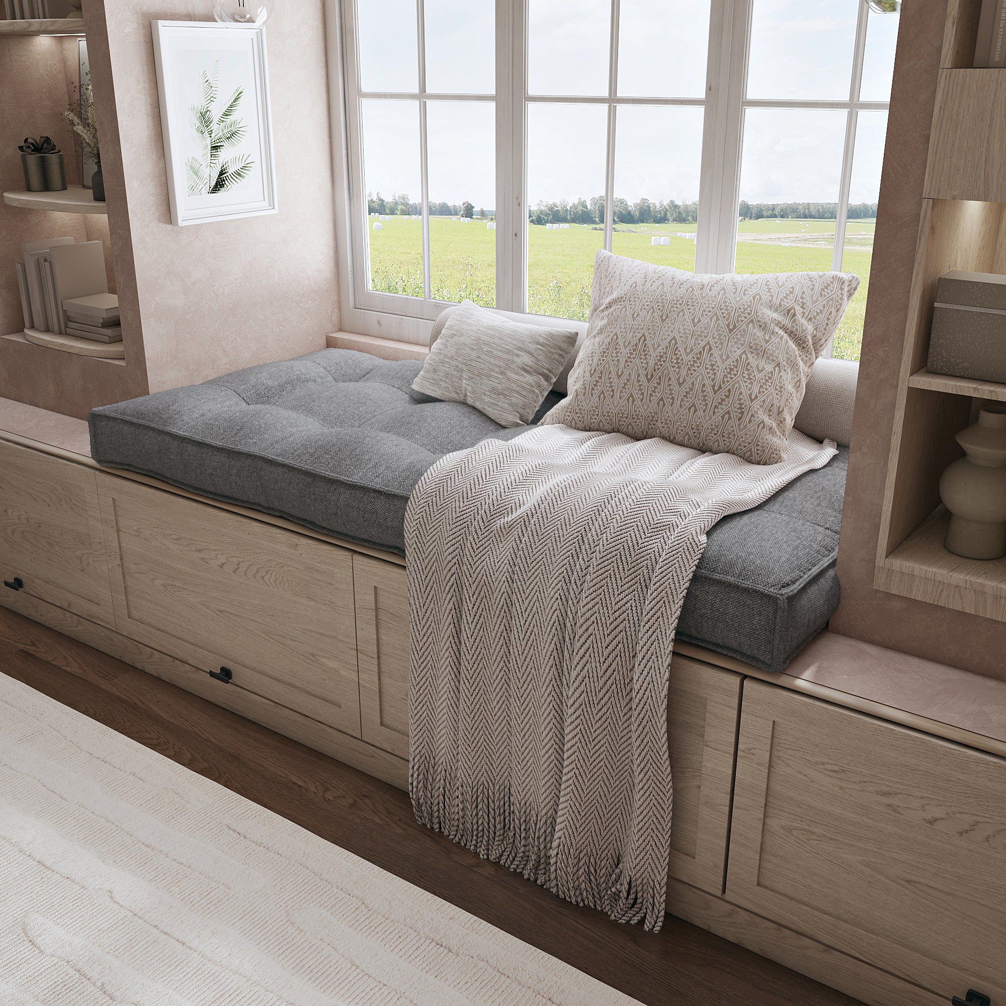 Create a Cozy Nook With a Custom Bench Cushion Tailored For Perfect Comfort.