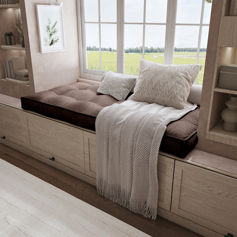 Create a Cozy Nook With a Custom Bench Cushion Tailored For Perfect Comfort.