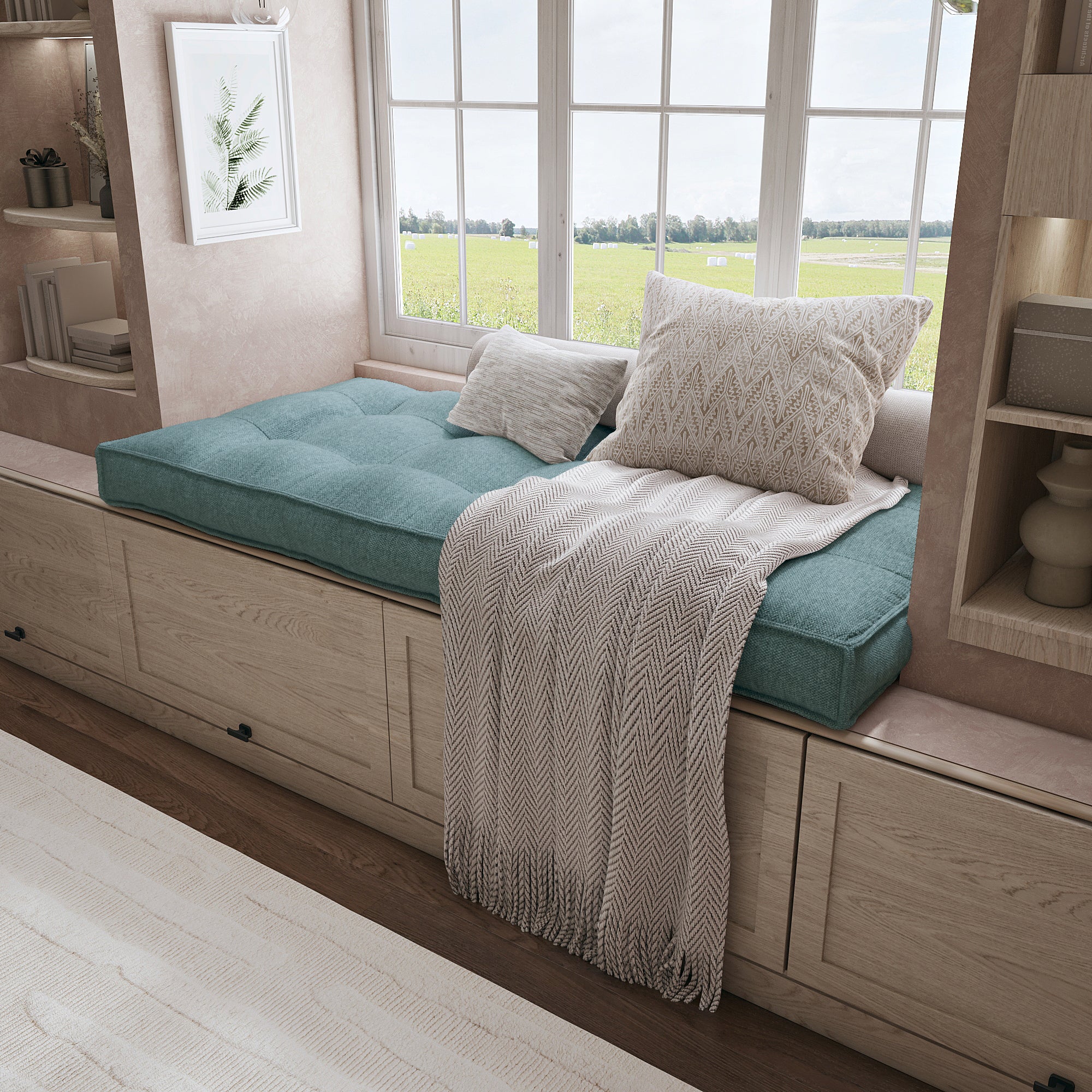 Create a Cozy Nook With a Custom Bench Cushion Tailored For Perfect Comfort.