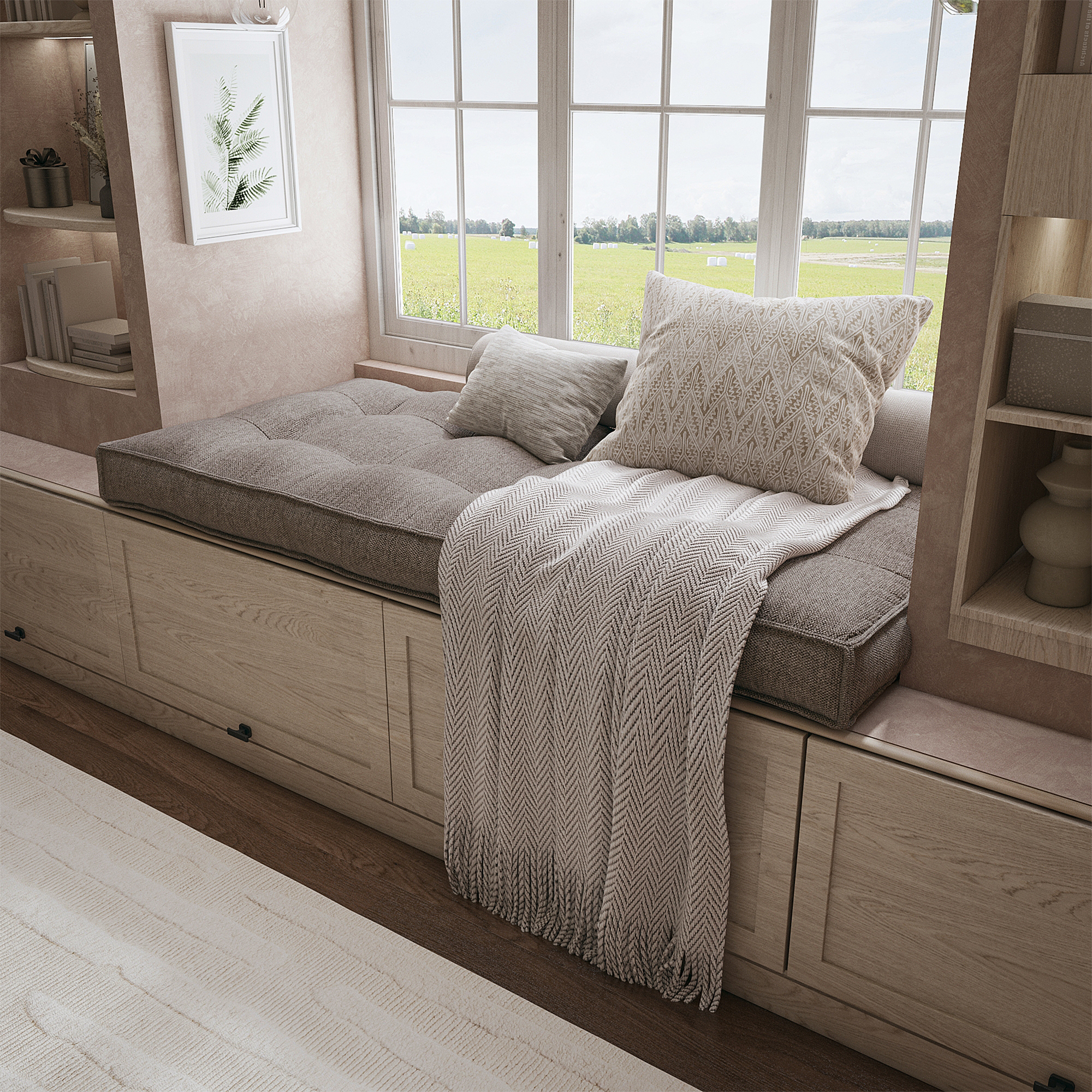 Create a Cozy Nook With a Custom Bench Cushion Tailored For Perfect Comfort.