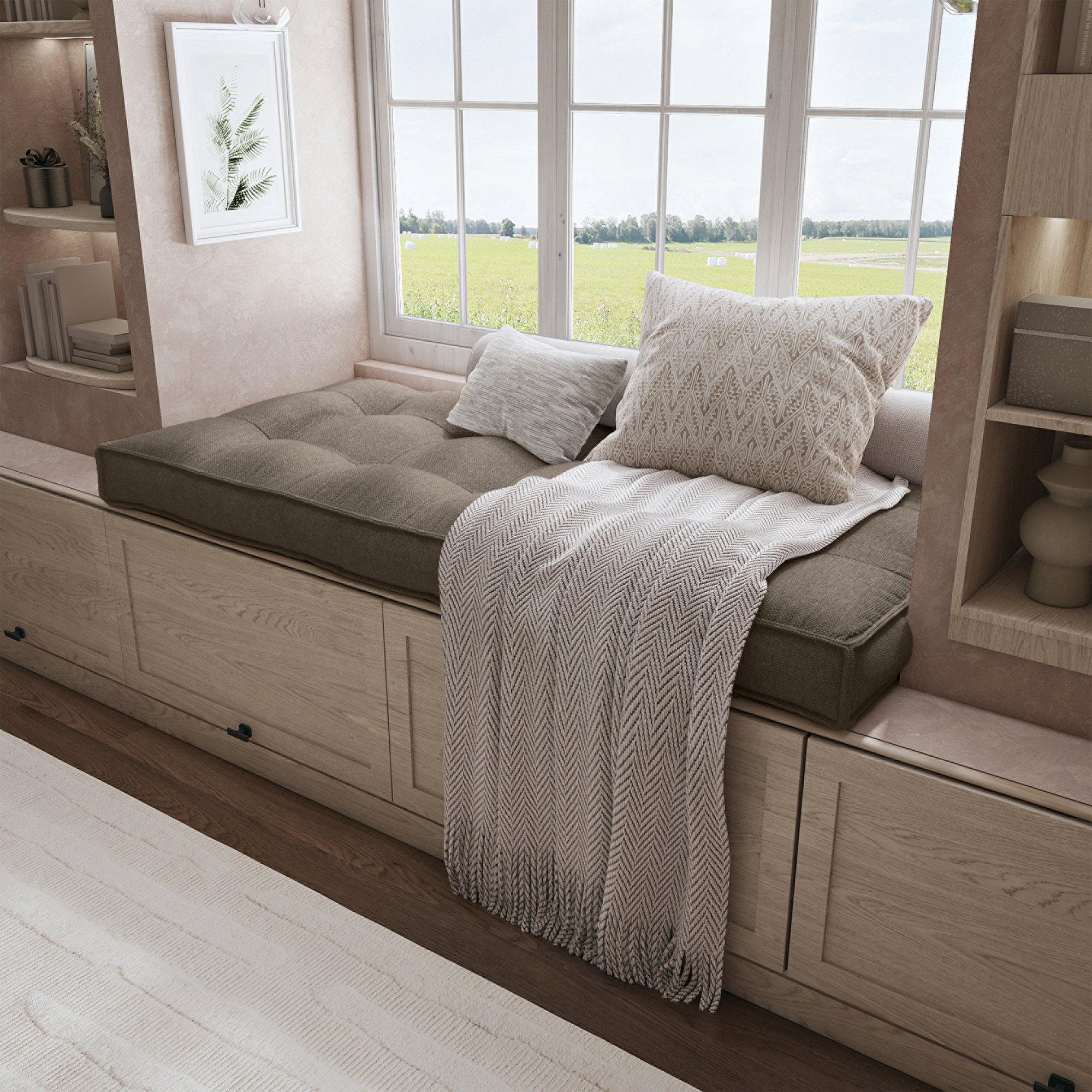 Create a Cozy Nook With a Custom Bench Cushion Tailored For Perfect Comfort.