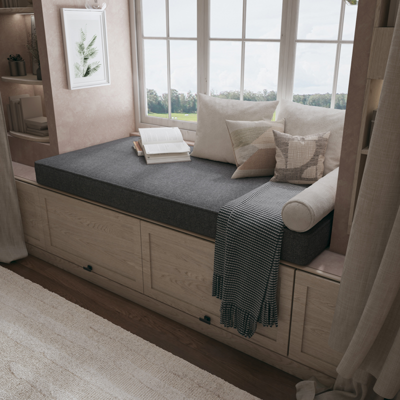 Create a Cozy Nook With a Custom Bench Cushion Tailored For Perfect Comfort.