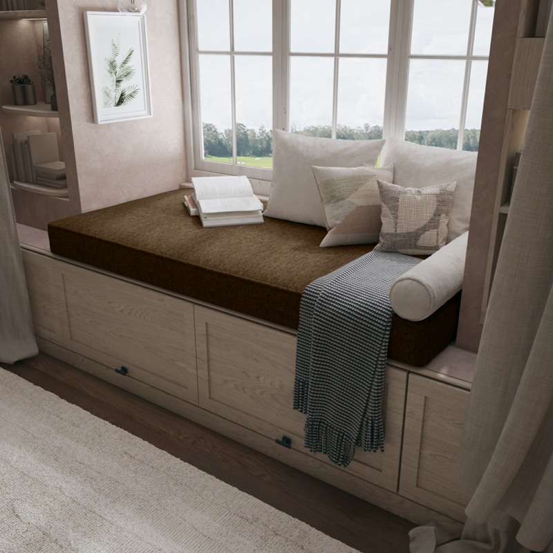 Create a Cozy Nook With a Custom Bench Cushion Tailored For Perfect Comfort.