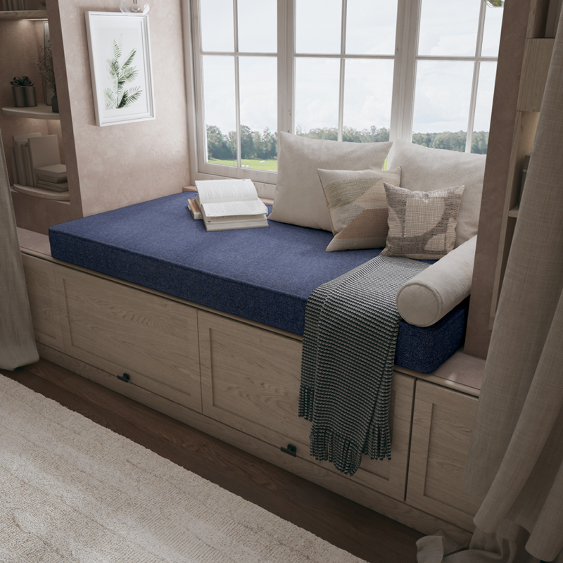 Create a Cozy Nook With a Custom Bench Cushion Tailored For Perfect Comfort.