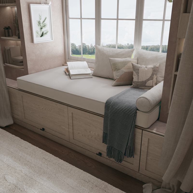 Create a Cozy Nook With a Custom Bench Cushion Tailored For Perfect Comfort.