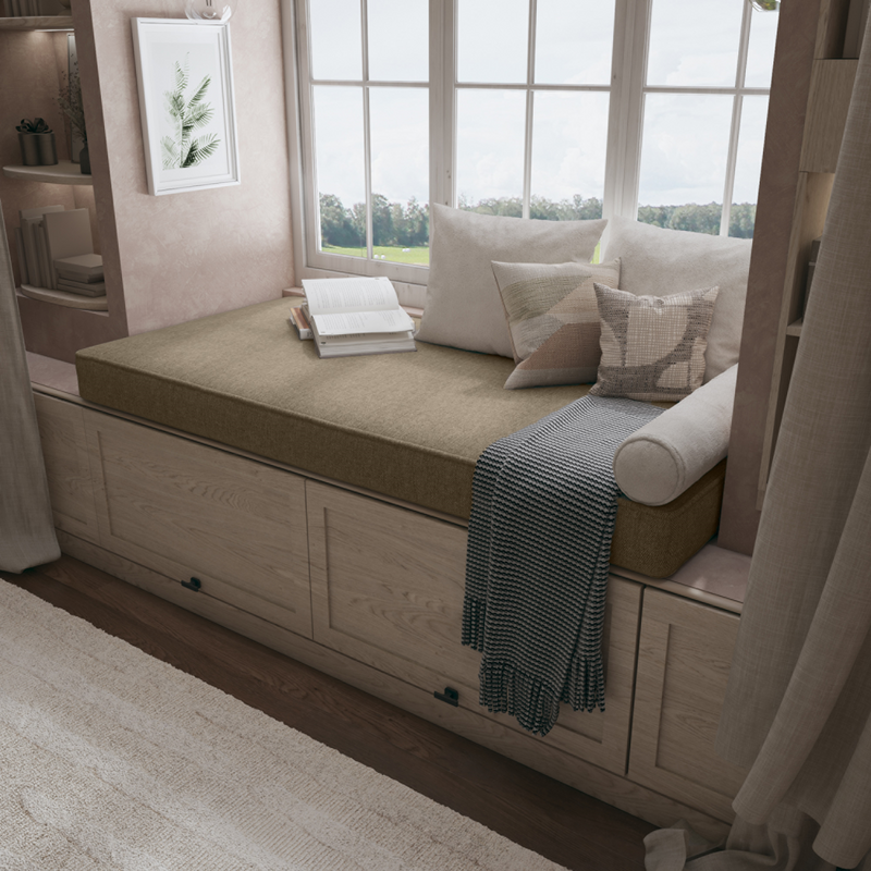 Create a Cozy Nook With a Custom Bench Cushion Tailored For Perfect Comfort.