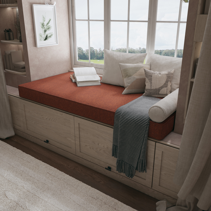 Create a Cozy Nook With a Custom Bench Cushion Tailored For Perfect Comfort.