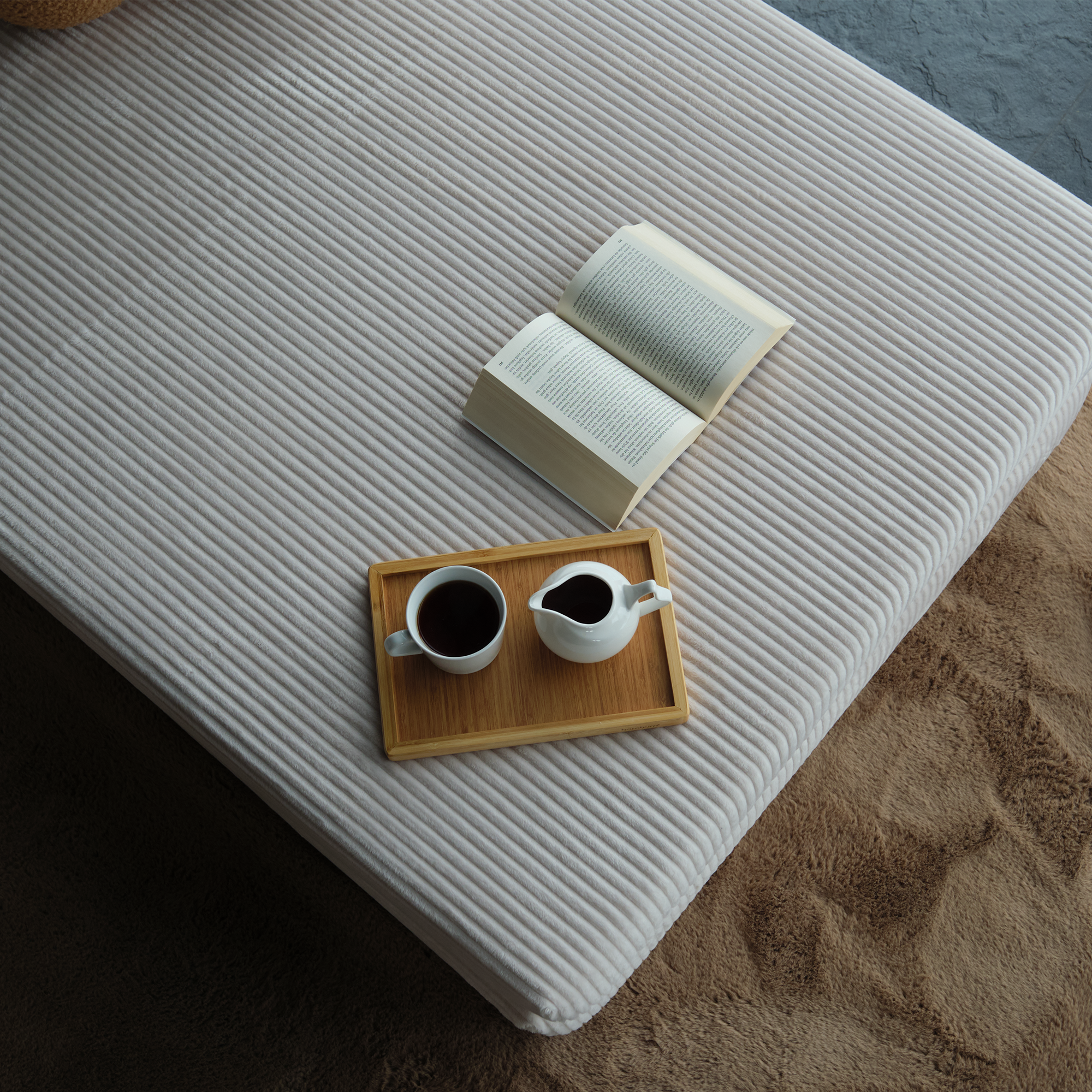 A Dupe Teddy Sofa Bed Offering Chic Design And Multifunctional Comfort, Perfect For Lounging Or Accommodating Guests