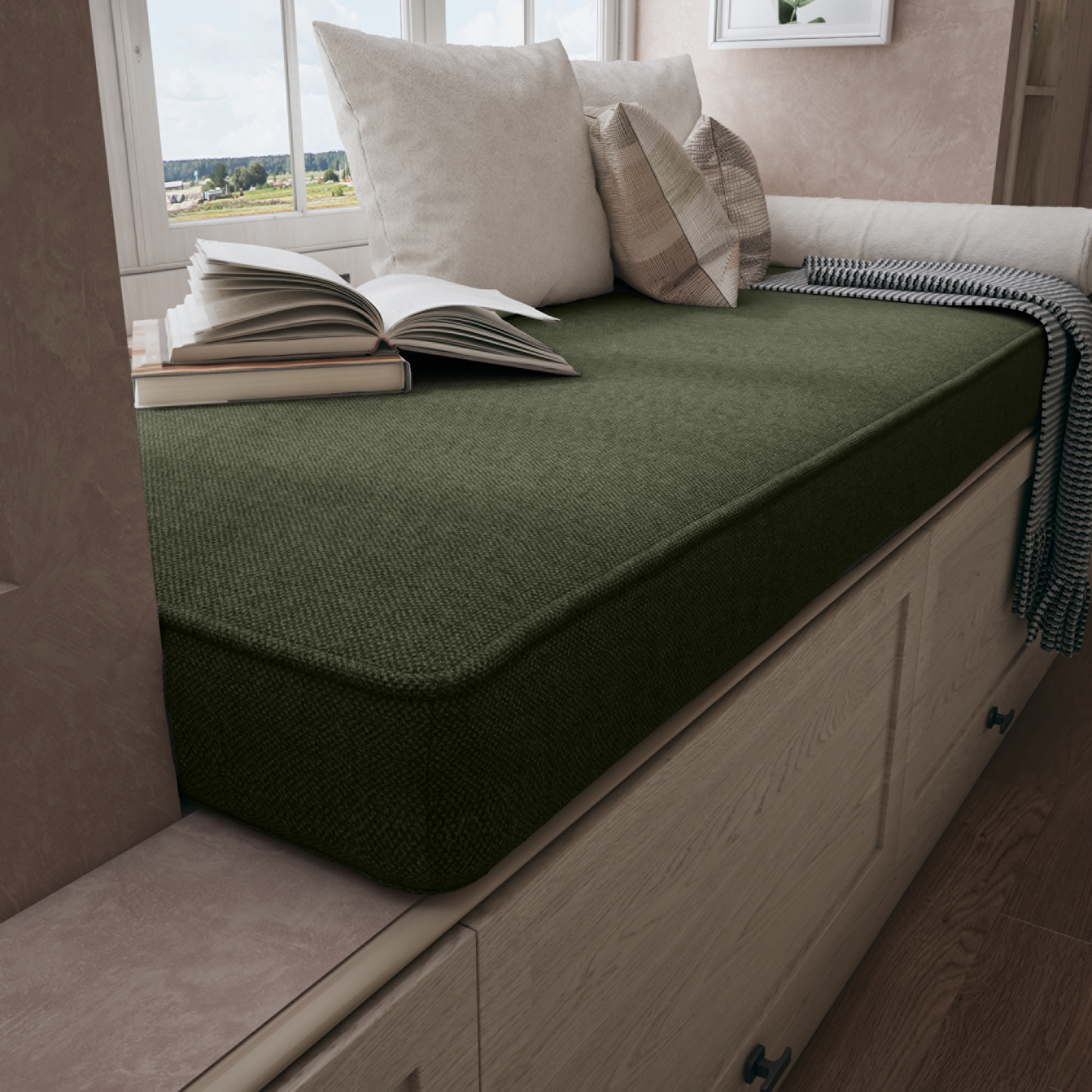 Flat Window Seat Cushion Brings Timeless Charm and Everyday Relaxation.