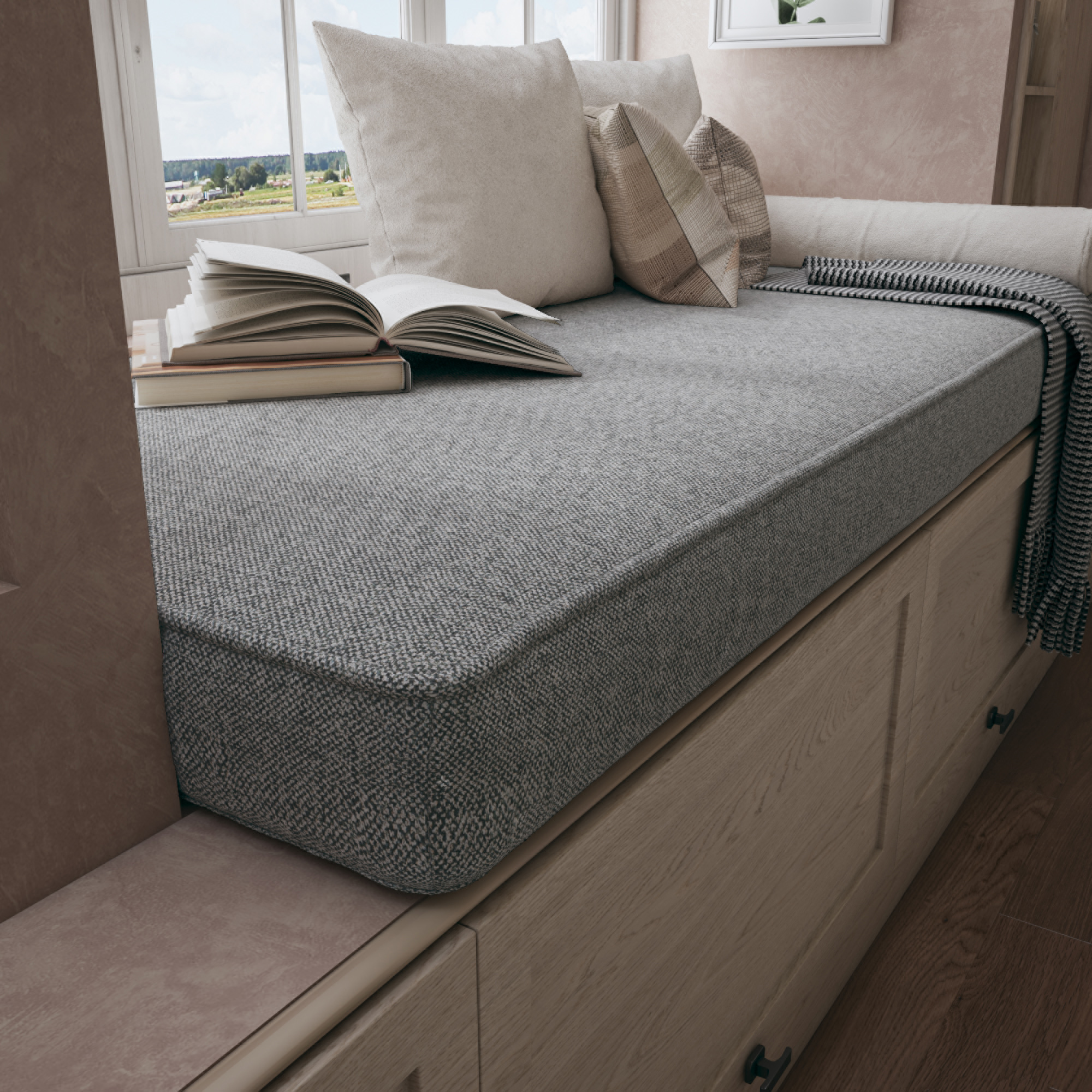 Flat Window Seat Cushion Brings Timeless Charm and Everyday Relaxation.