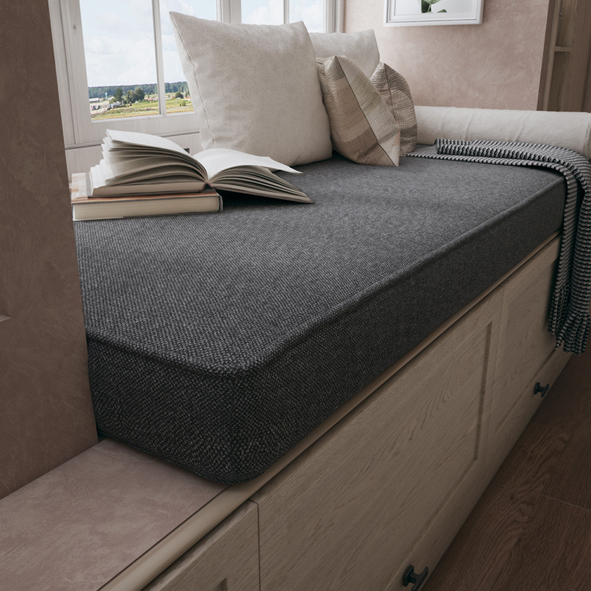 Flat Window Seat Cushion Brings Timeless Charm and Everyday Relaxation.