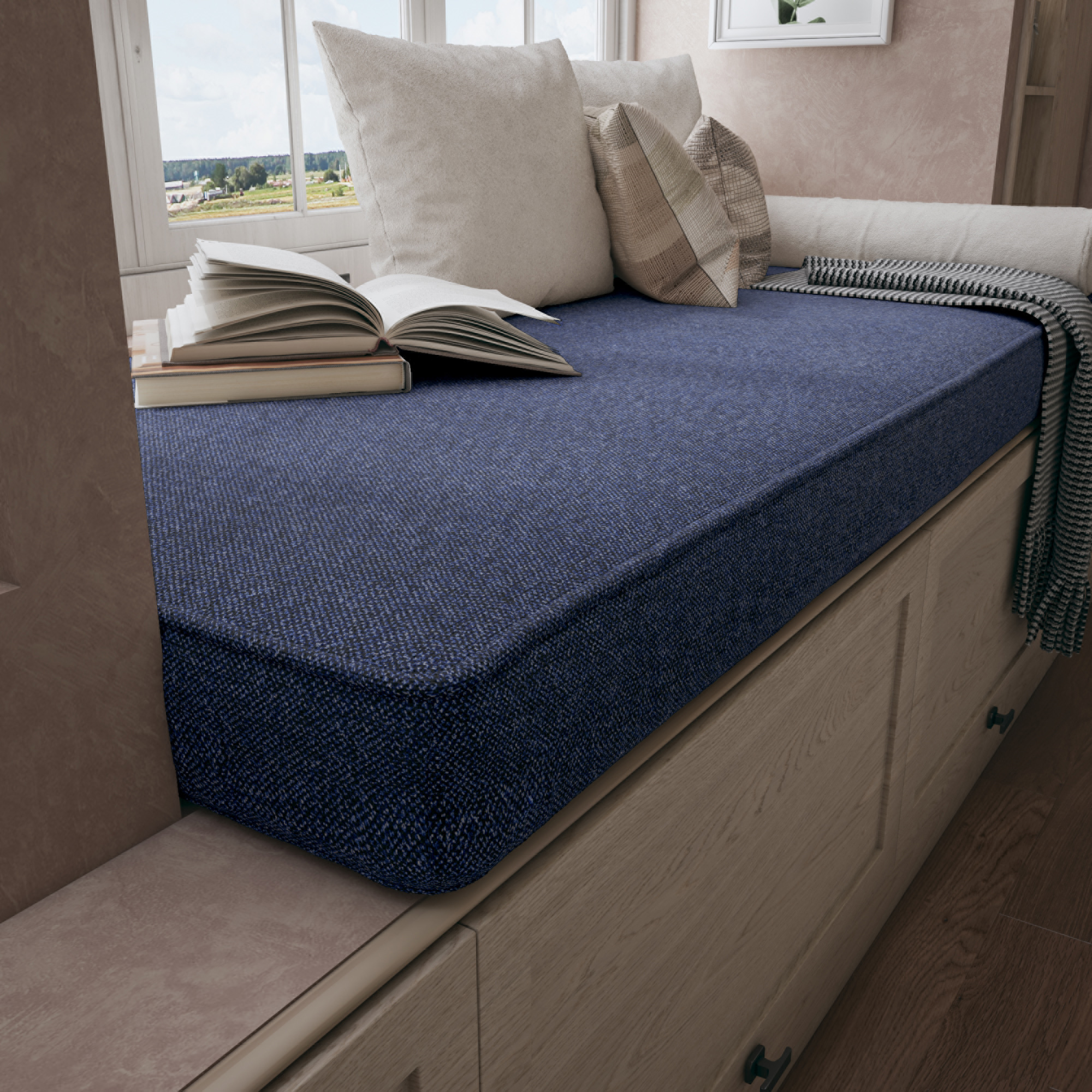 Flat Window Seat Cushion Brings Timeless Charm and Everyday Relaxation.