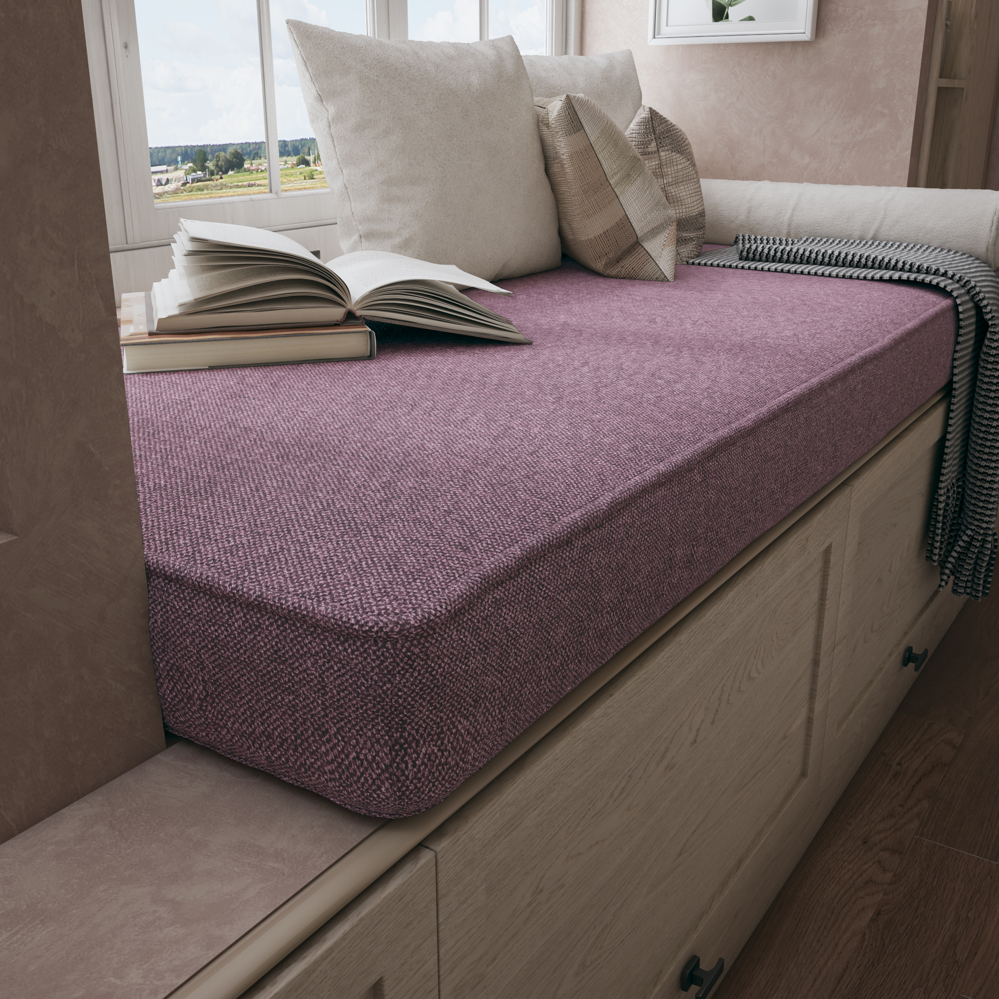 Flat Window Seat Cushion Brings Timeless Charm and Everyday Relaxation.