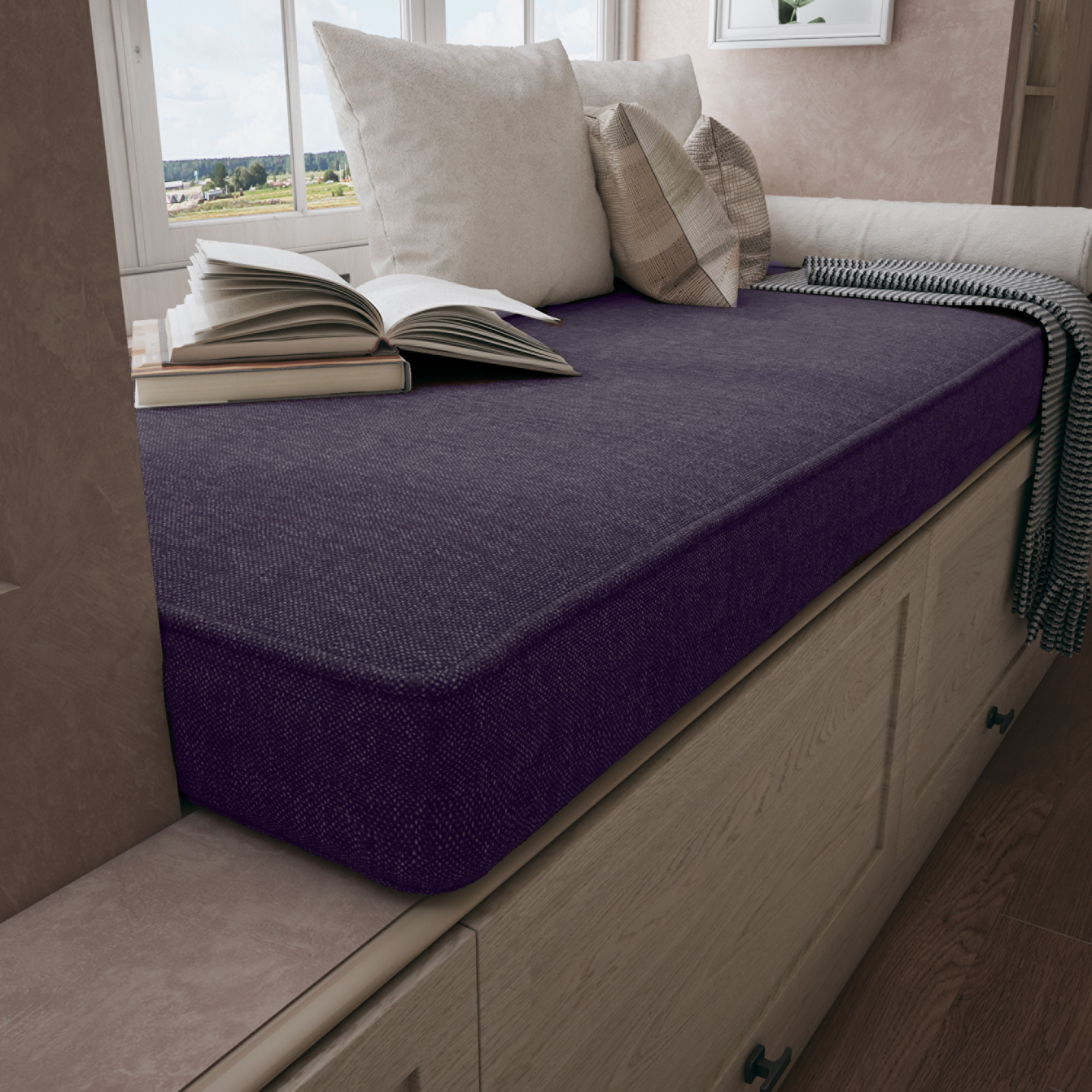 Flat Window Seat Cushion Brings Timeless Charm and Everyday Relaxation.