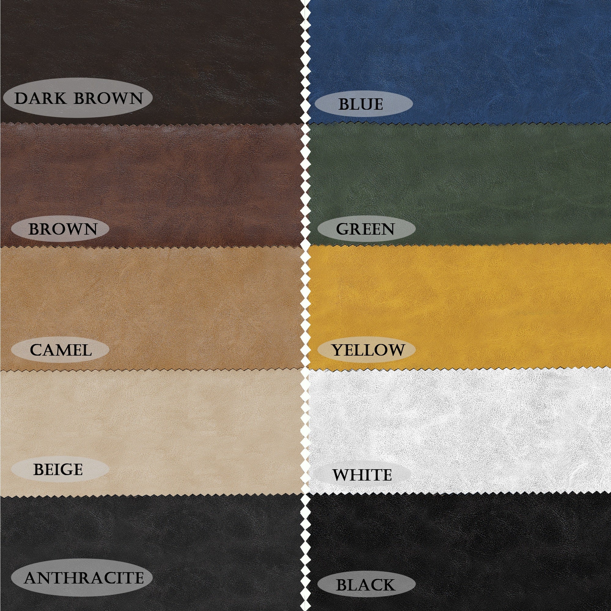 Custom Antracite Tufted Leather Bench Seat Cushion