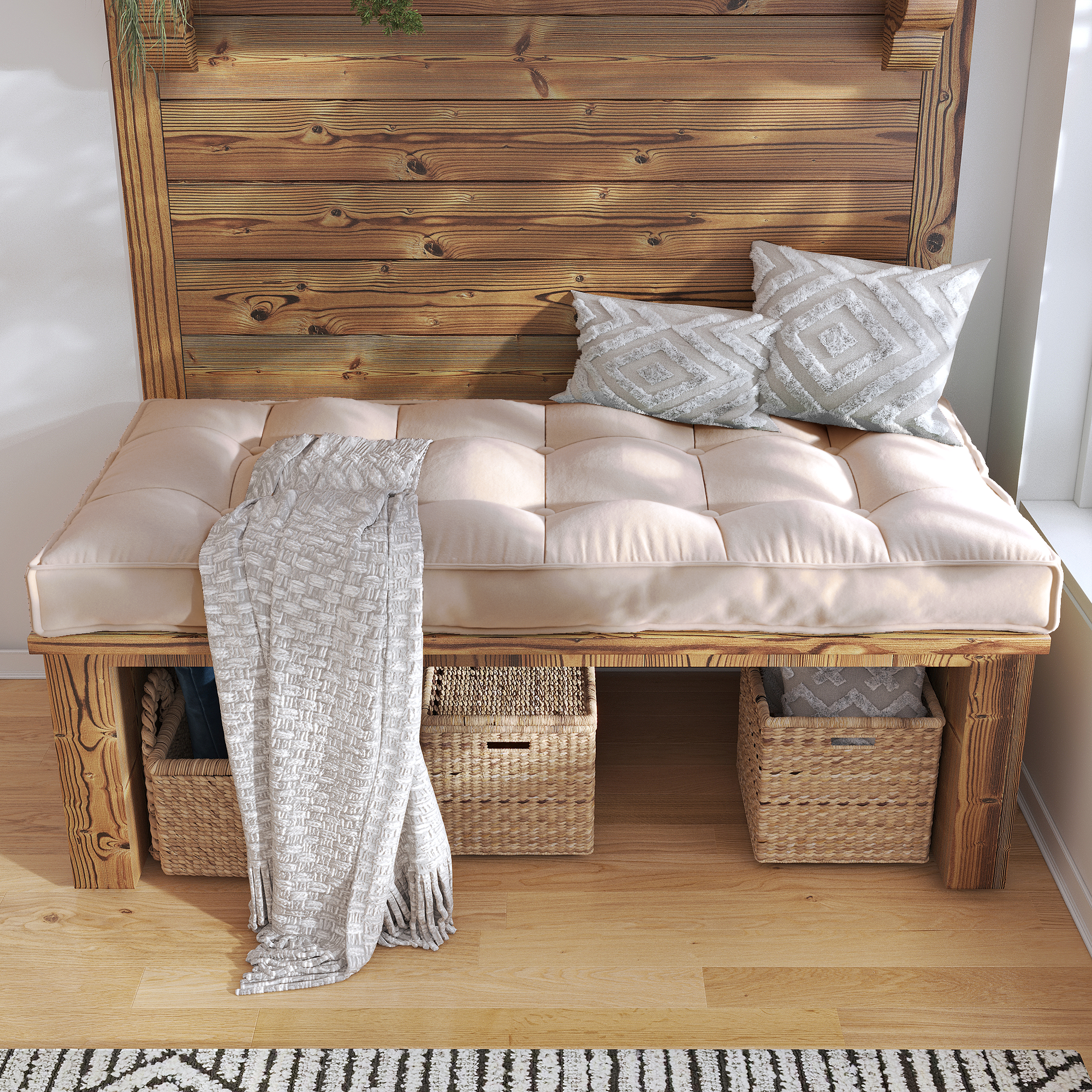 Modern Bench Seat Cushion Adds Elegance and Softness to Your Home Décor.