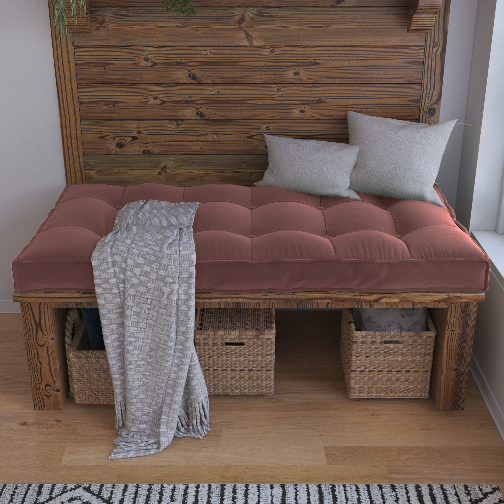 Modern Bench Seat Cushion Adds Elegance and Softness to Your Home Décor.