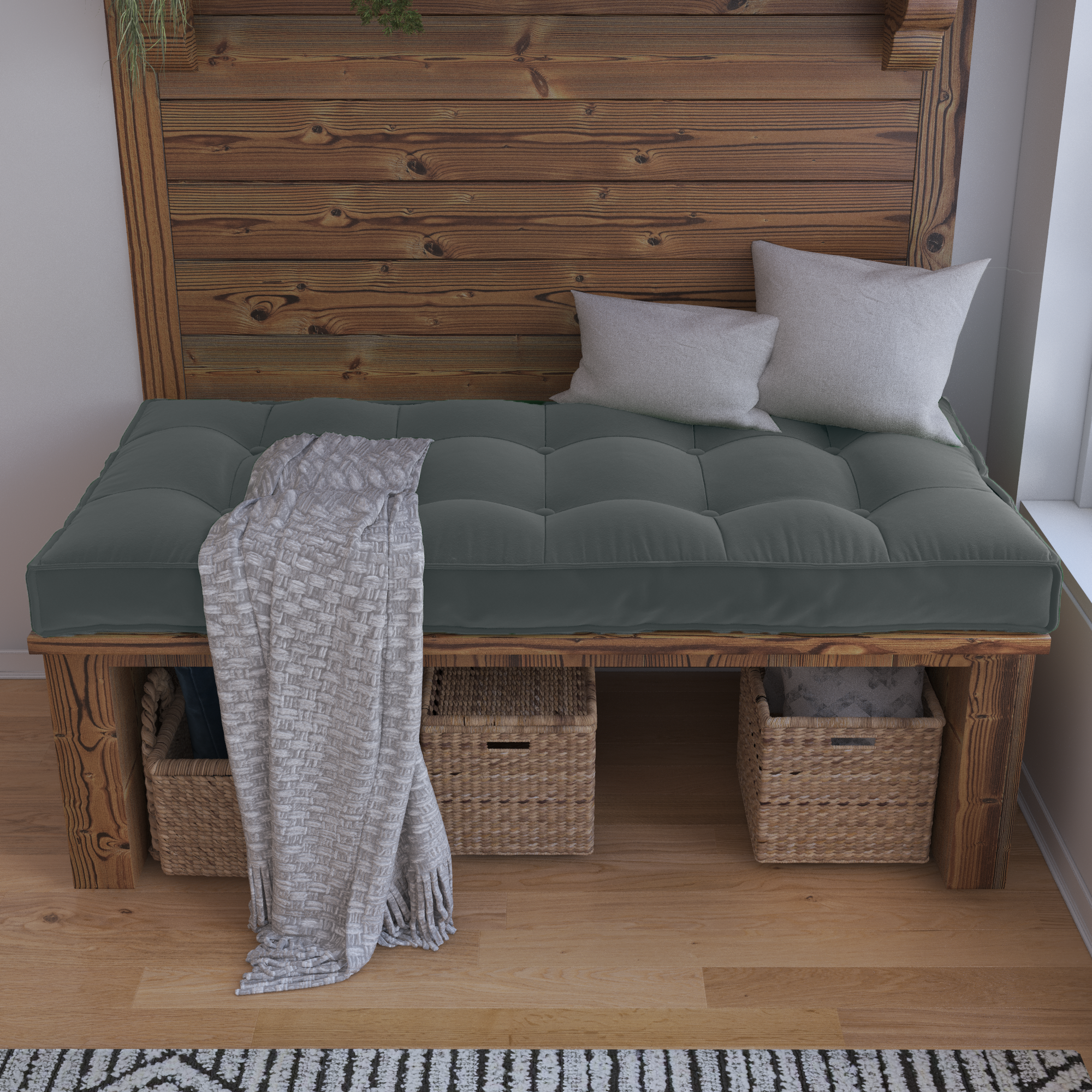 Modern Bench Seat Cushion Adds Elegance and Softness to Your Home Décor.