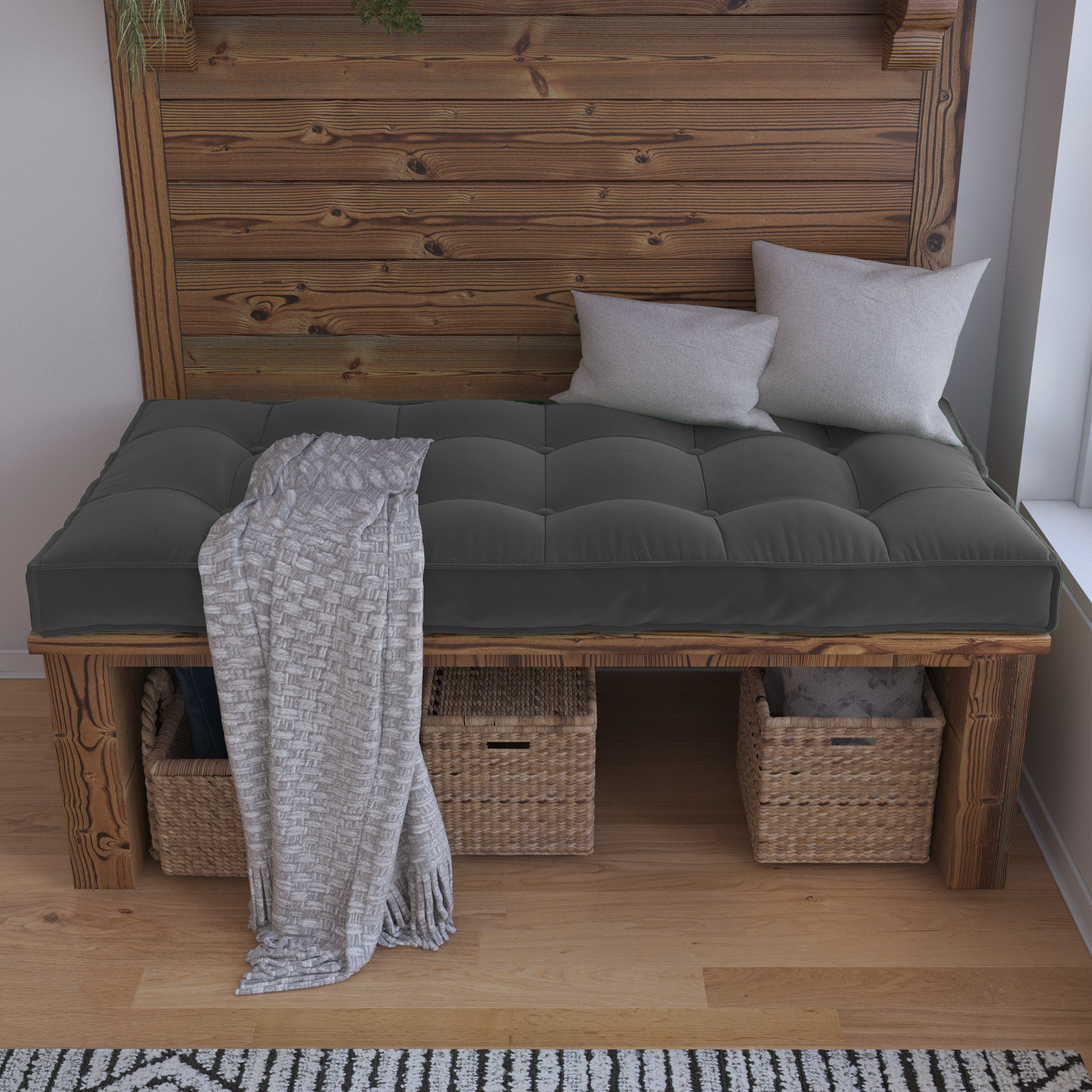 Modern Bench Seat Cushion Adds Elegance and Softness to Your Home Décor.