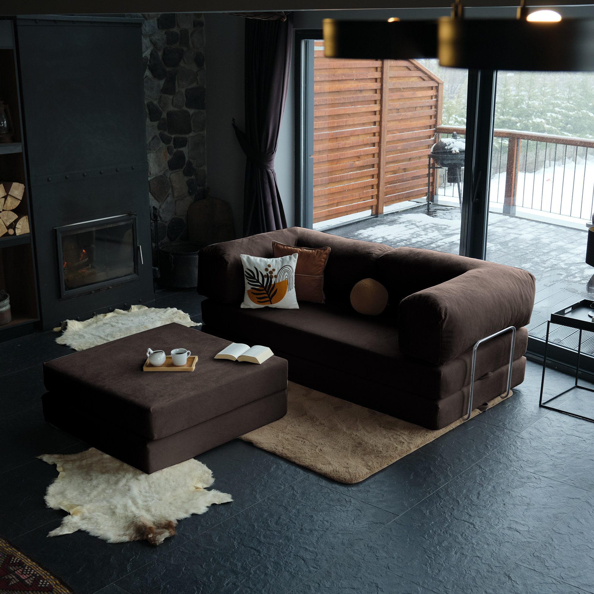 Modern Teddy Couch With Clean Lines And A Timeless Look, Adding Both Comfort And Style To Any Contemporary Living Room
