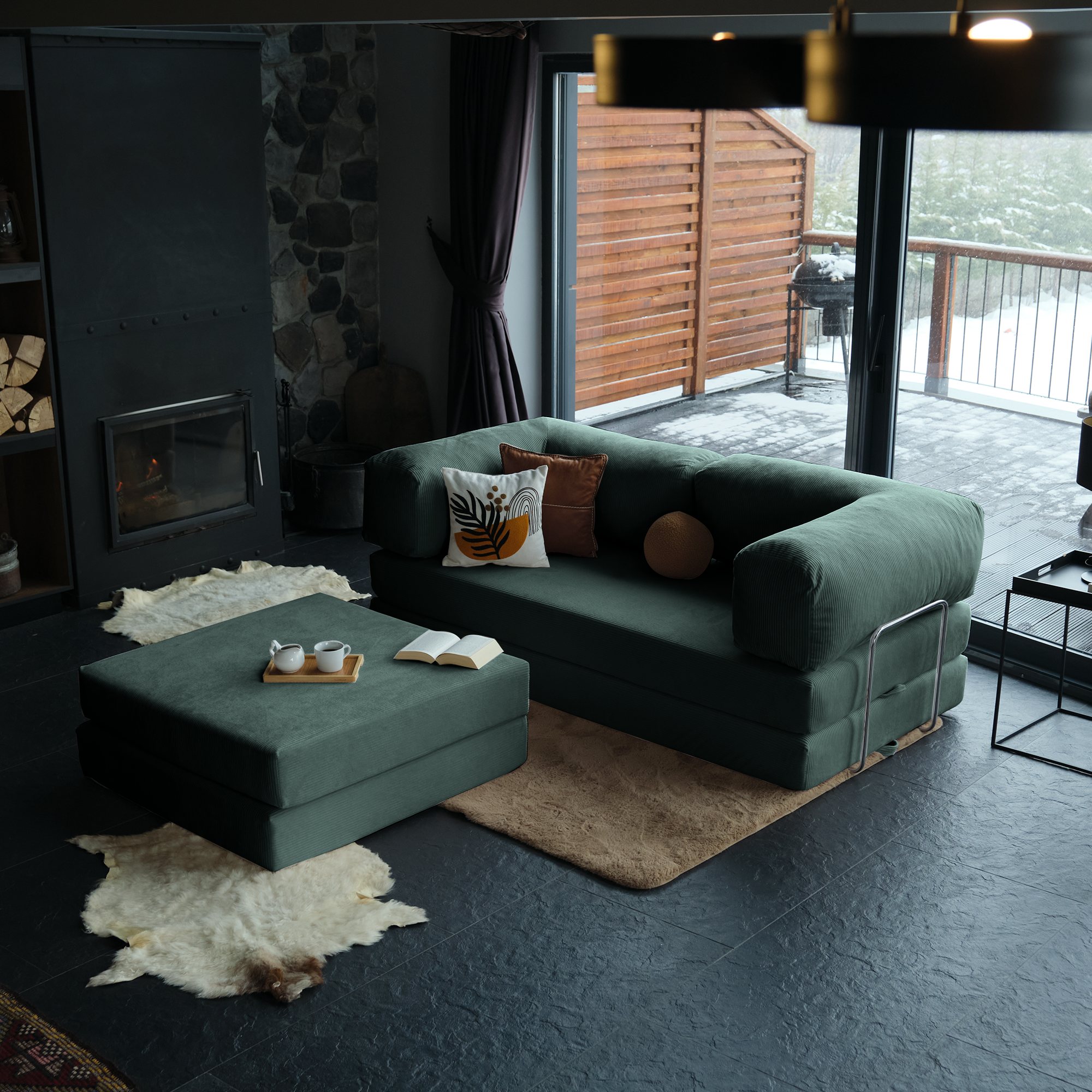 Modern Teddy Couch With Clean Lines And A Timeless Look, Adding Both Comfort And Style To Any Contemporary Living Room