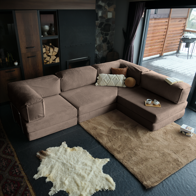 A Soft Teddy Sofa Bed That Blends Modern Comfort With Cozy Design, Perfect For Relaxing Or Hosting Overnight Guests