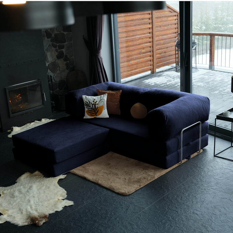A Soft Teddy Sofa Bed That Blends Modern Comfort With Cozy Design, Perfect For Relaxing Or Hosting Overnight Guests